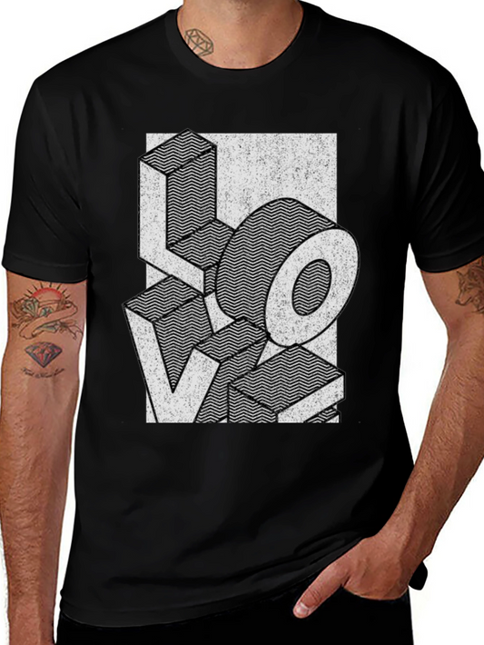 LOVE Graphic Print T-Shirt - Stylish Everyday Tee