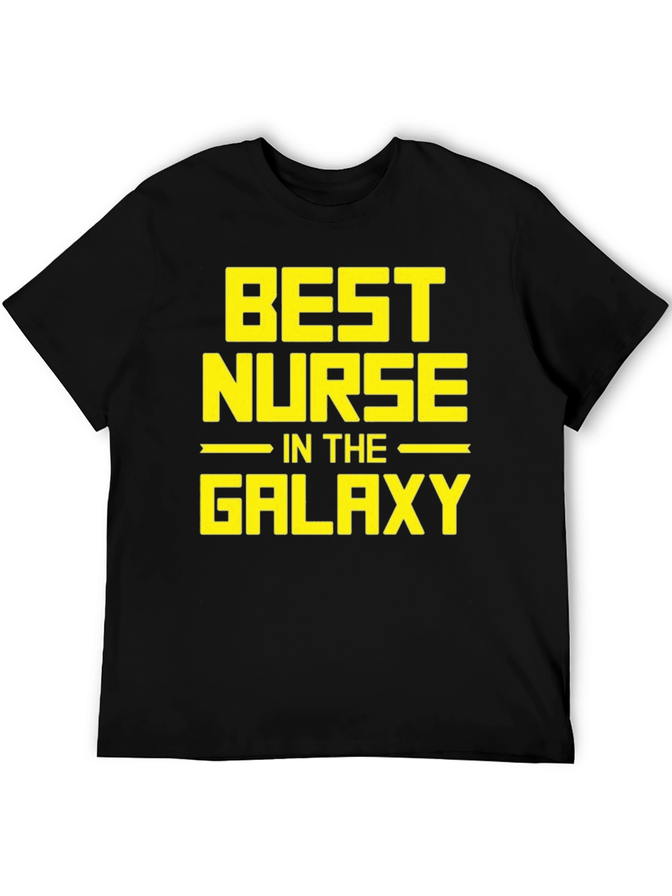 Best Nurse in the Galaxy Black Graphic Tee