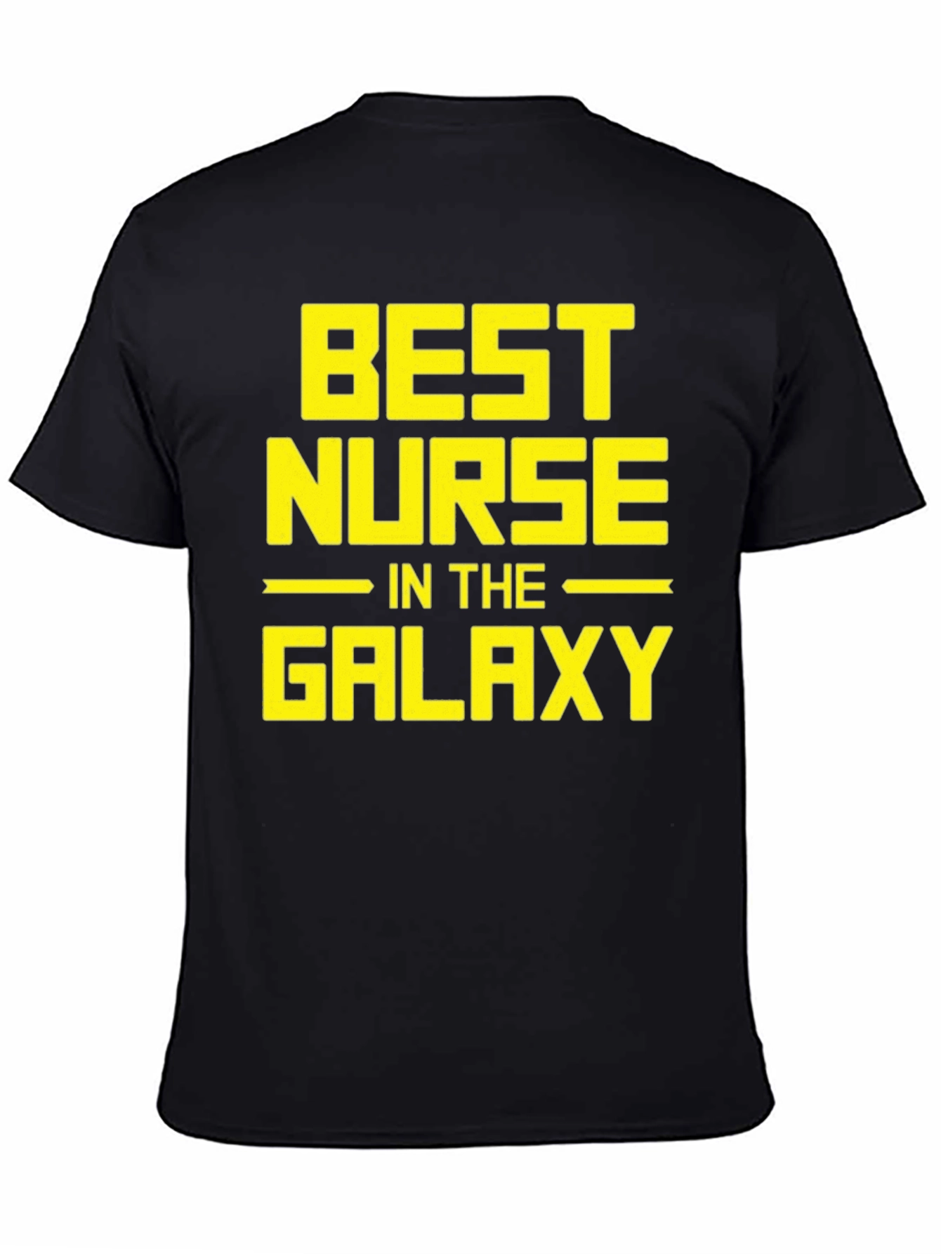 Best Nurse in the Galaxy Black Graphic Tee