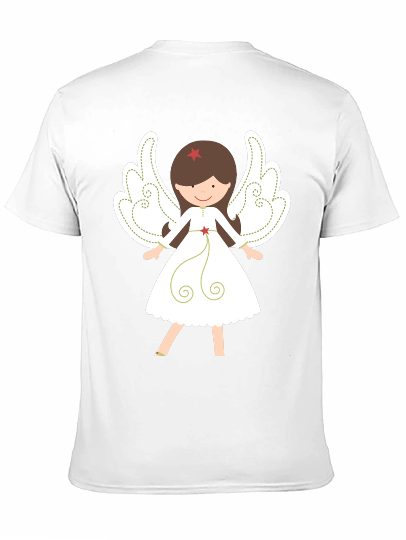 Angel Graphic Tee - Festive Holiday Shirt