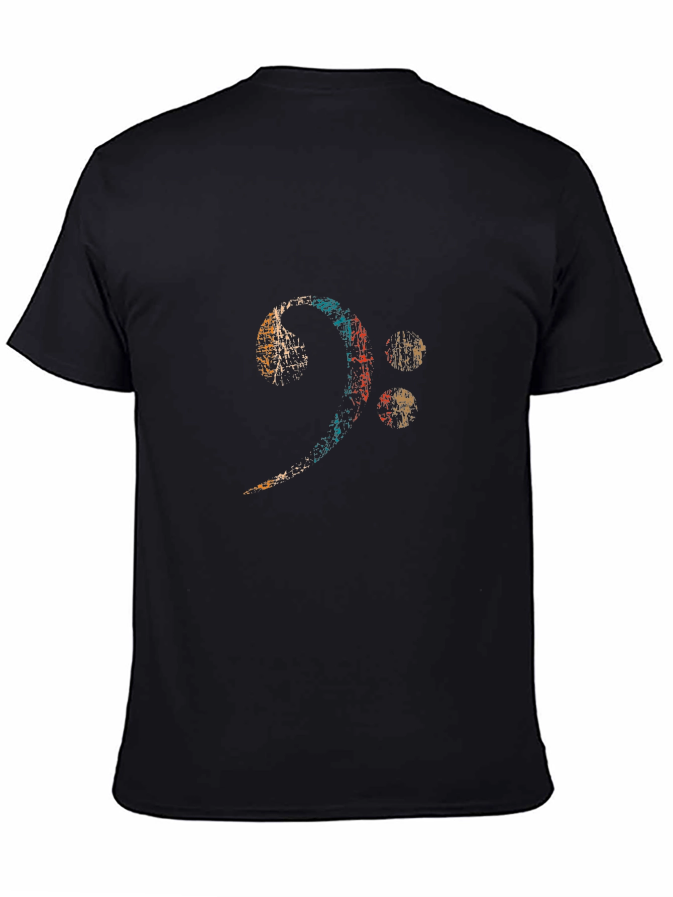 Bass Clef Music T-Shirt - Black