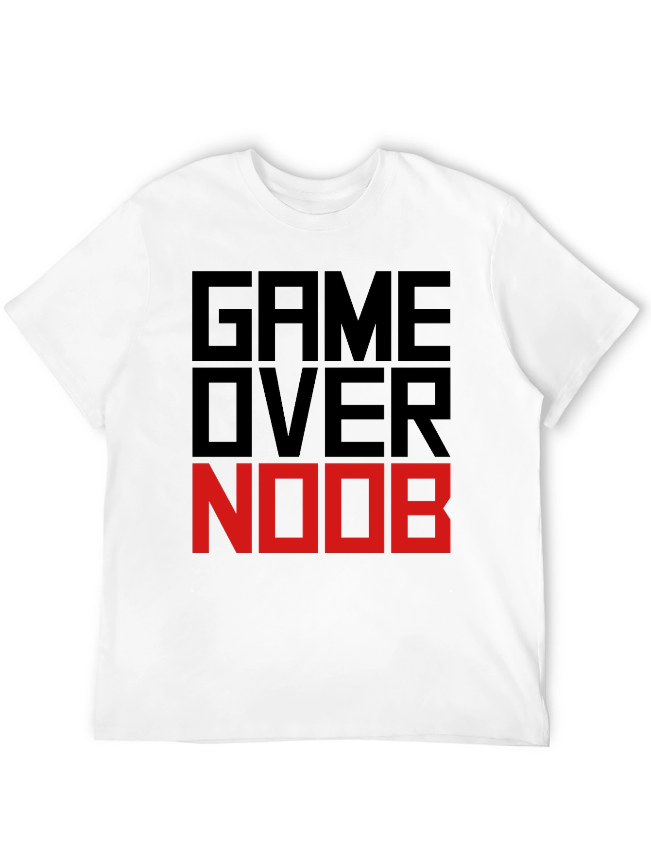 Game Over Noob Black T-Shirt