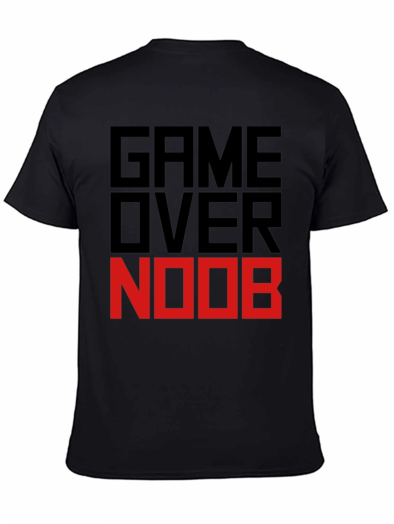 Game Over Noob Black T-Shirt