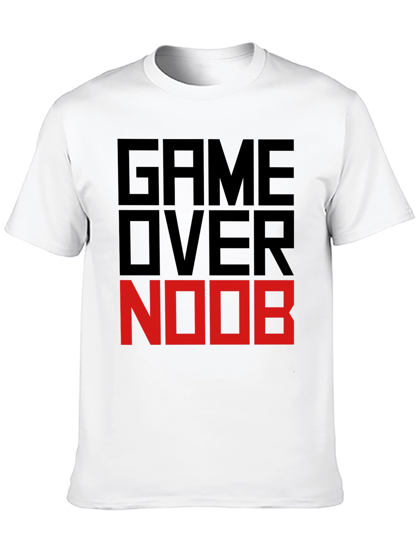 Game Over Noob Black T-Shirt