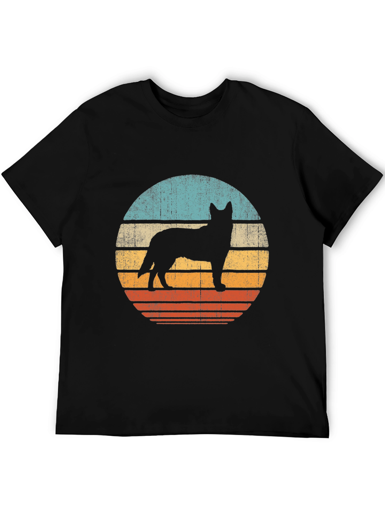 Retro Dog Silhouette T-Shirt