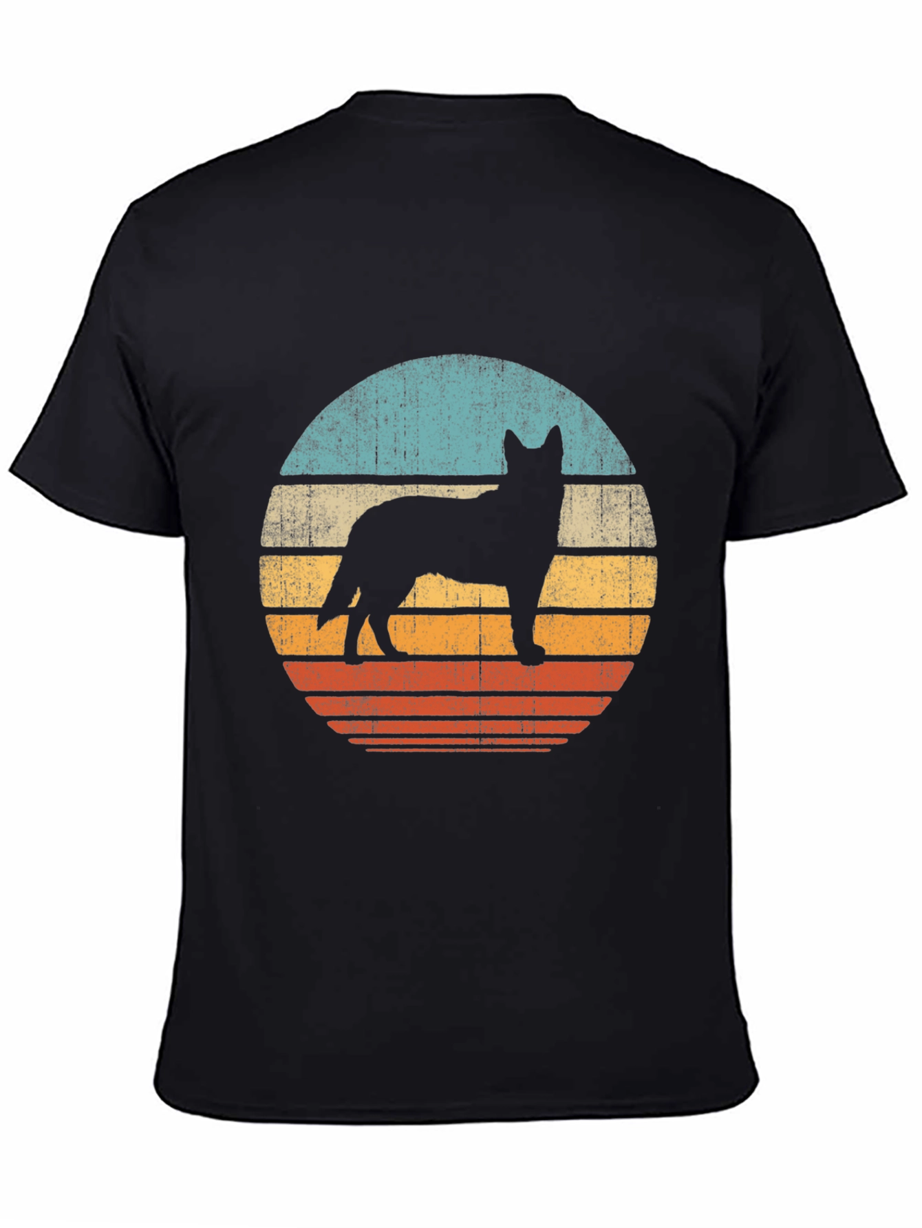 Retro Dog Silhouette T-Shirt
