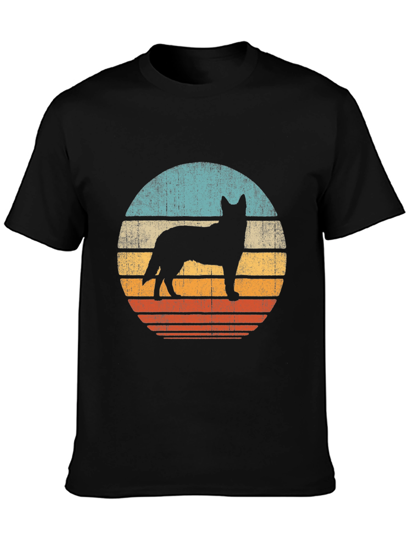 Retro Dog Silhouette T-Shirt