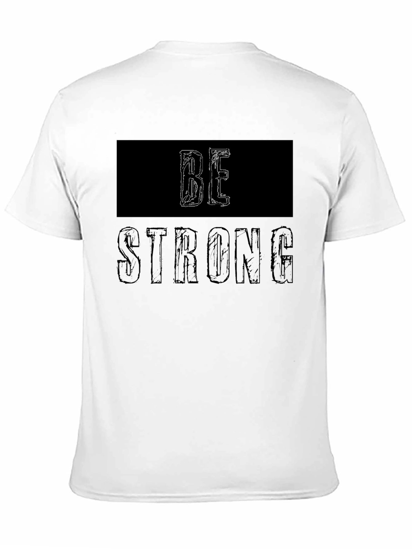 Be Strong Graphic Tee - Black