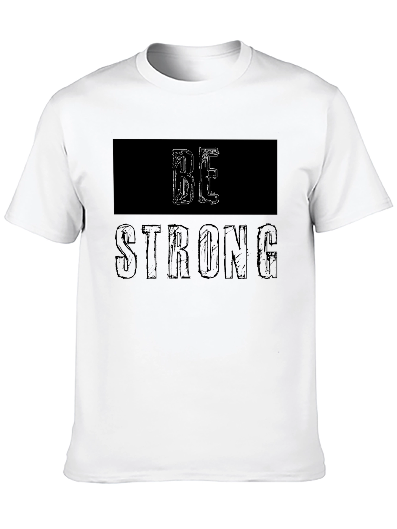 Be Strong Graphic Tee - Black