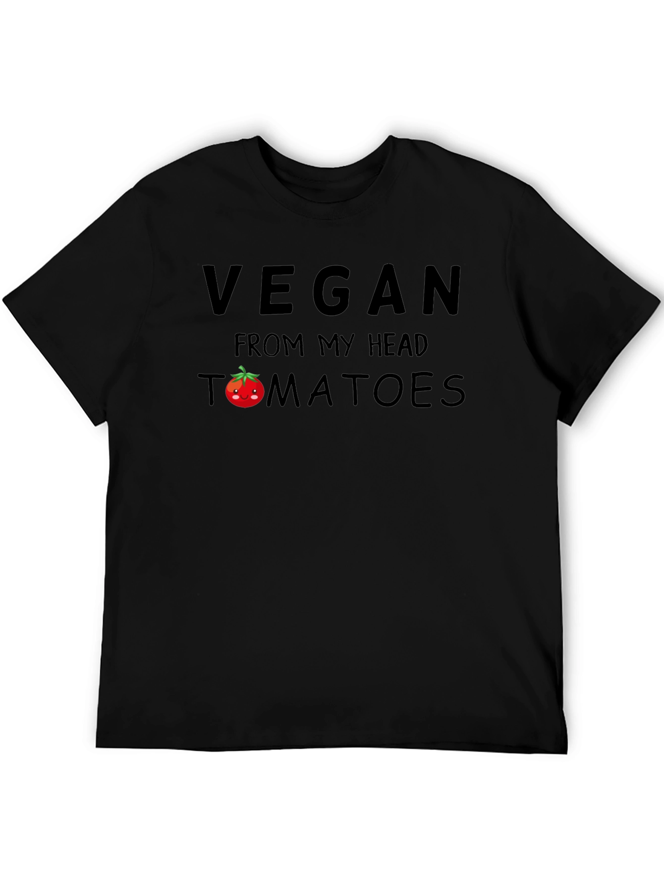 Vegan From My Head Tomatoes Funny T-Shirt
