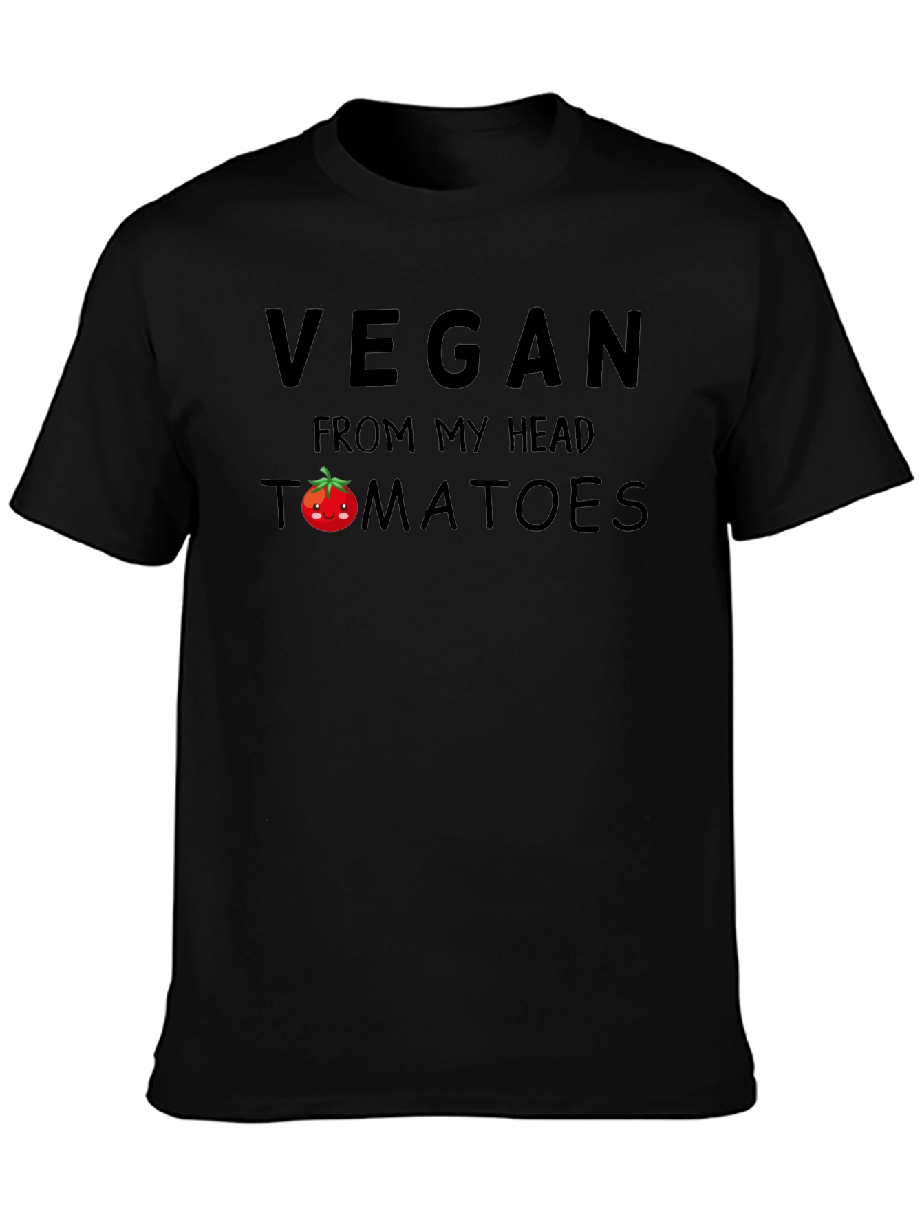 Vegan From My Head Tomatoes Funny T-Shirt