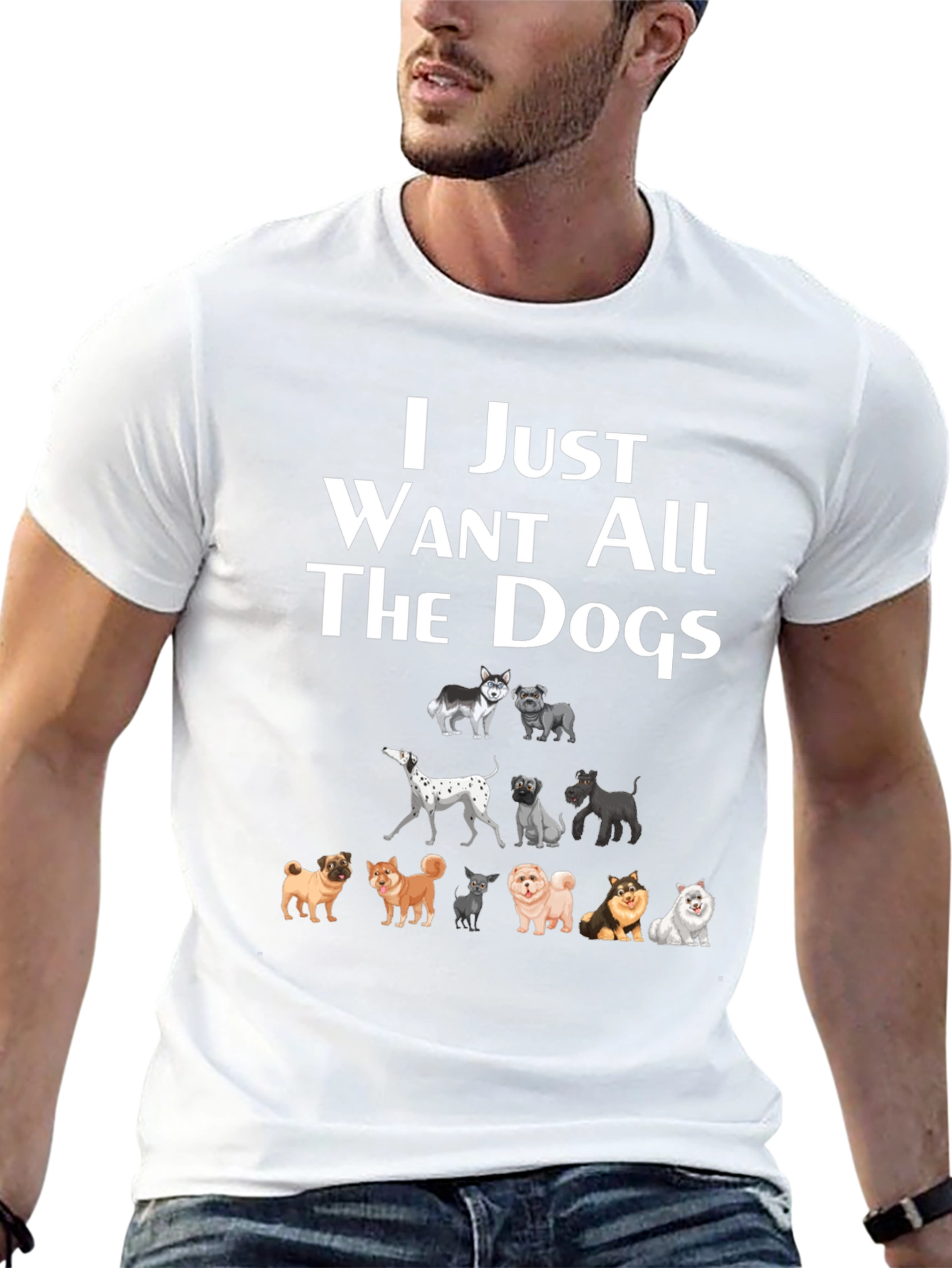 I Just Want All The Dogs T-Shirt