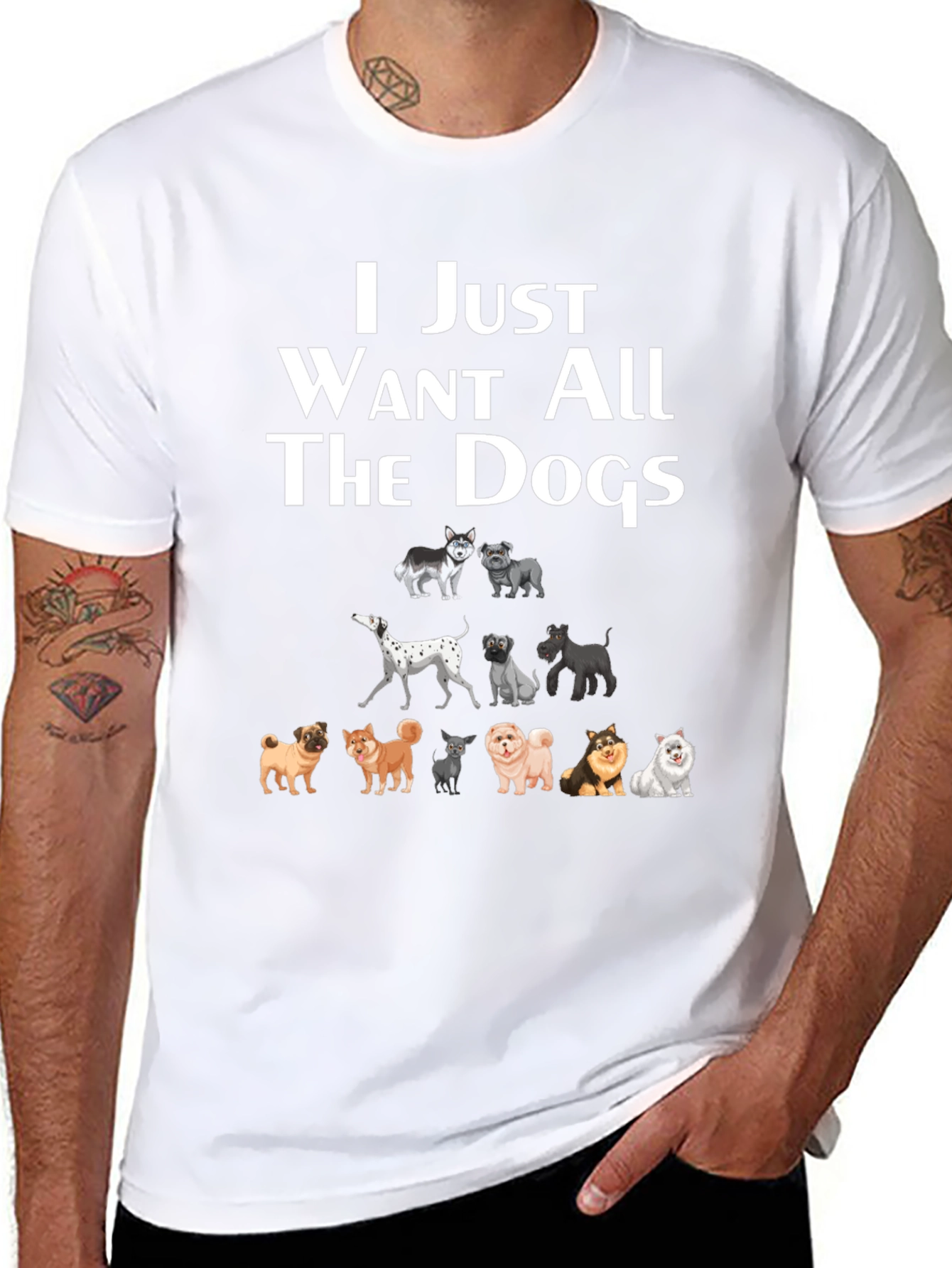 I Just Want All The Dogs T-Shirt