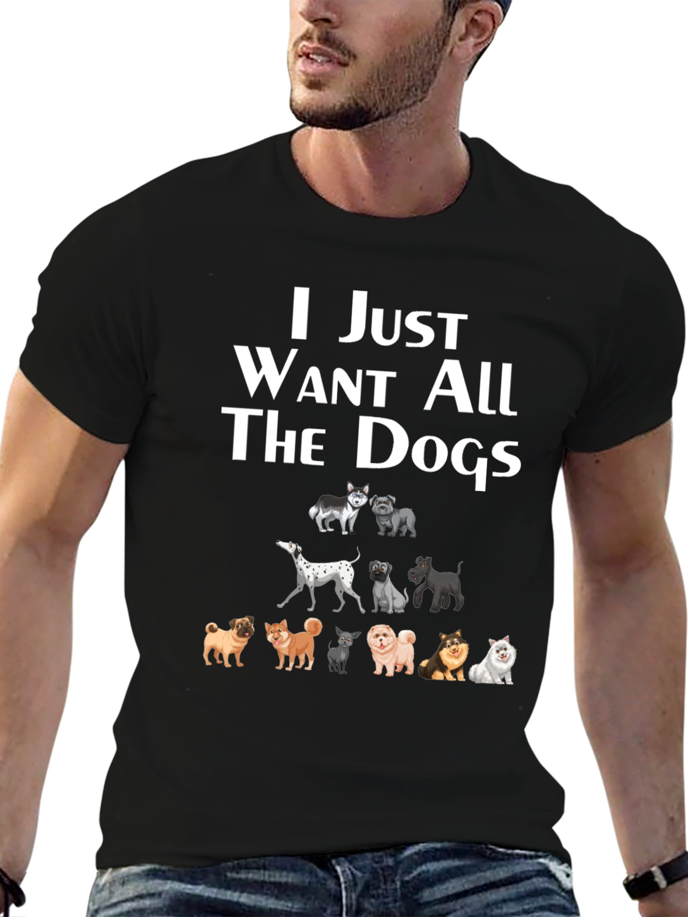 I Just Want All The Dogs T-Shirt