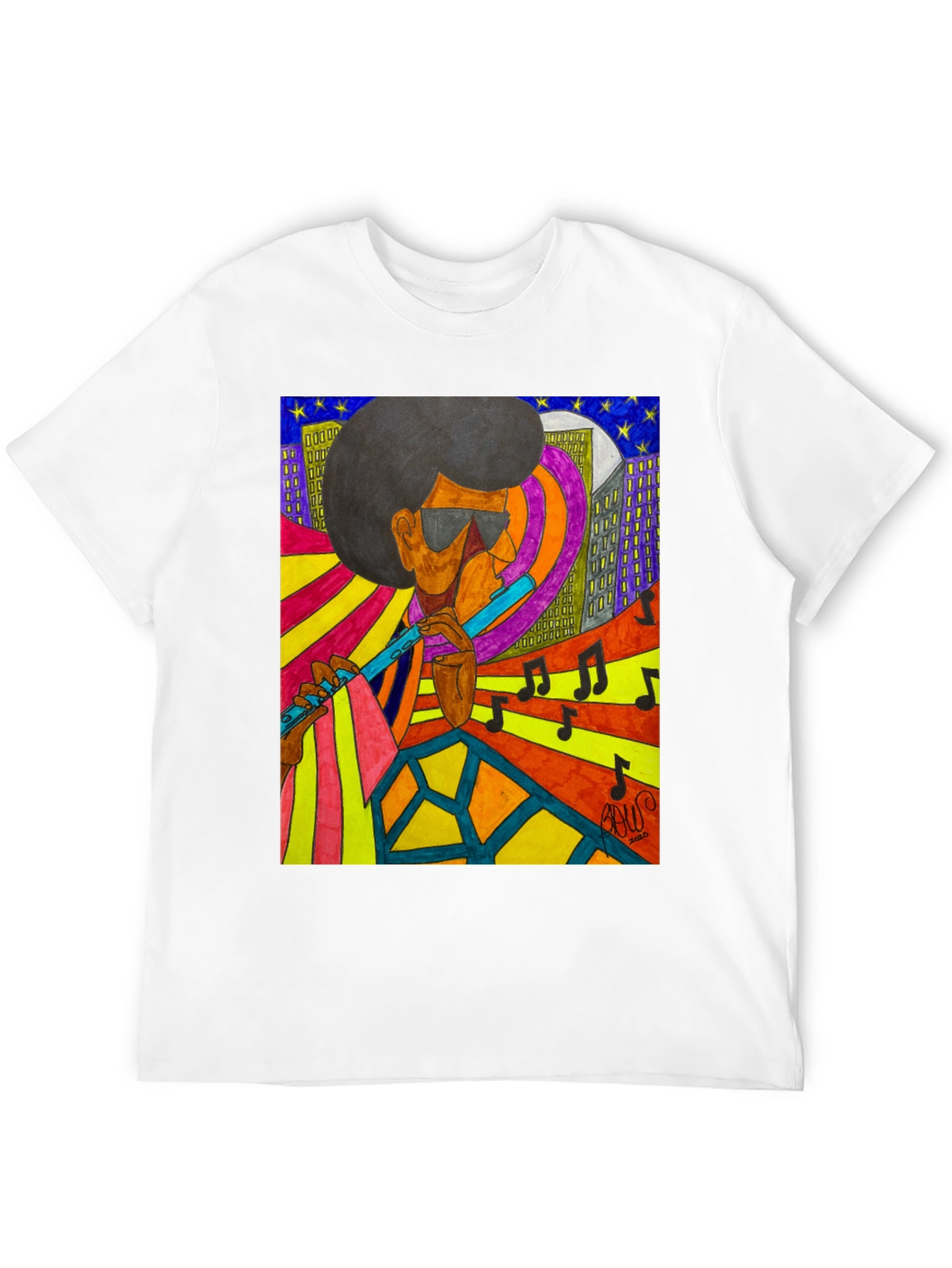 Jazz Musician Graphic T-Shirt