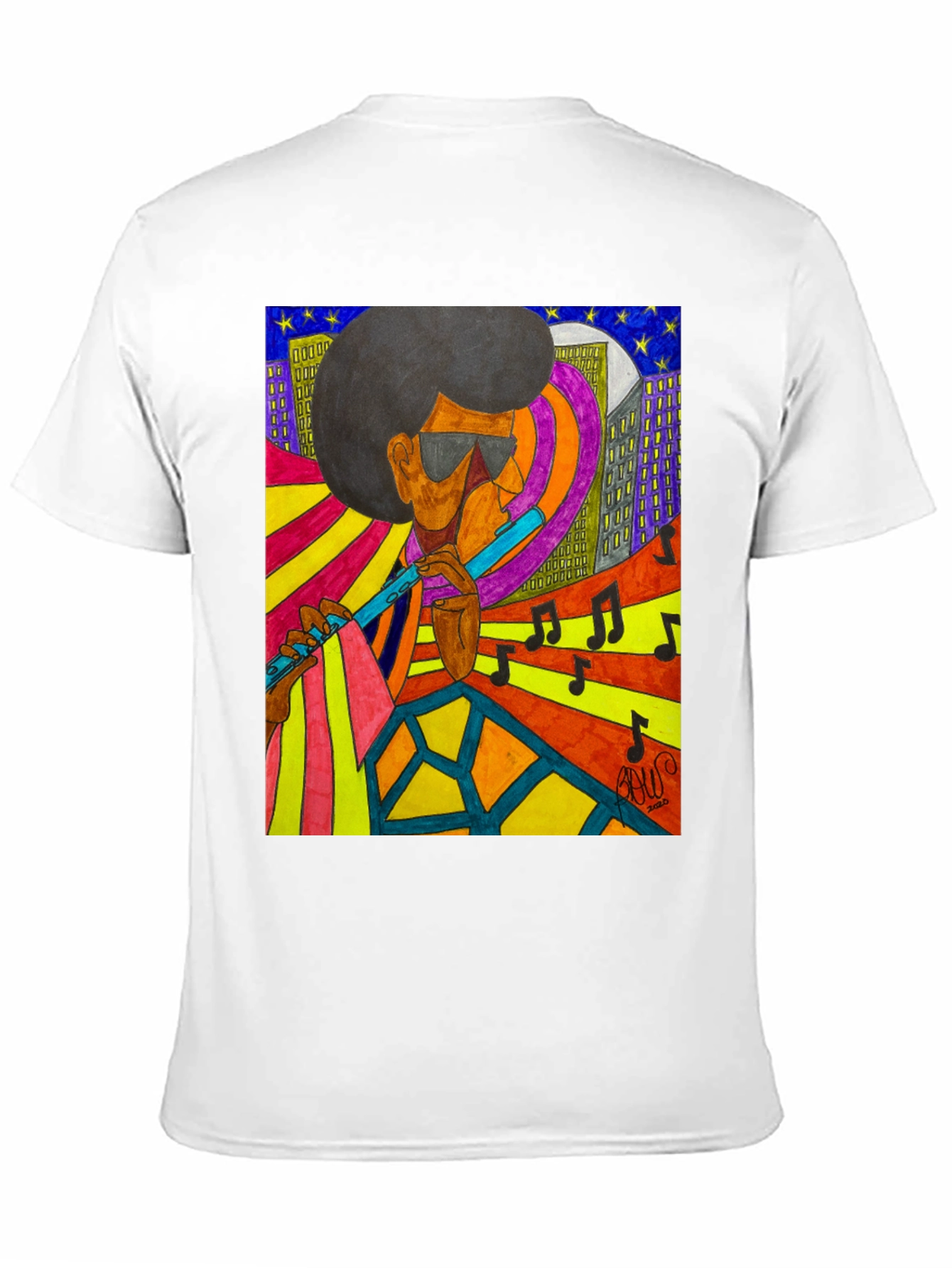 Jazz Musician Graphic T-Shirt