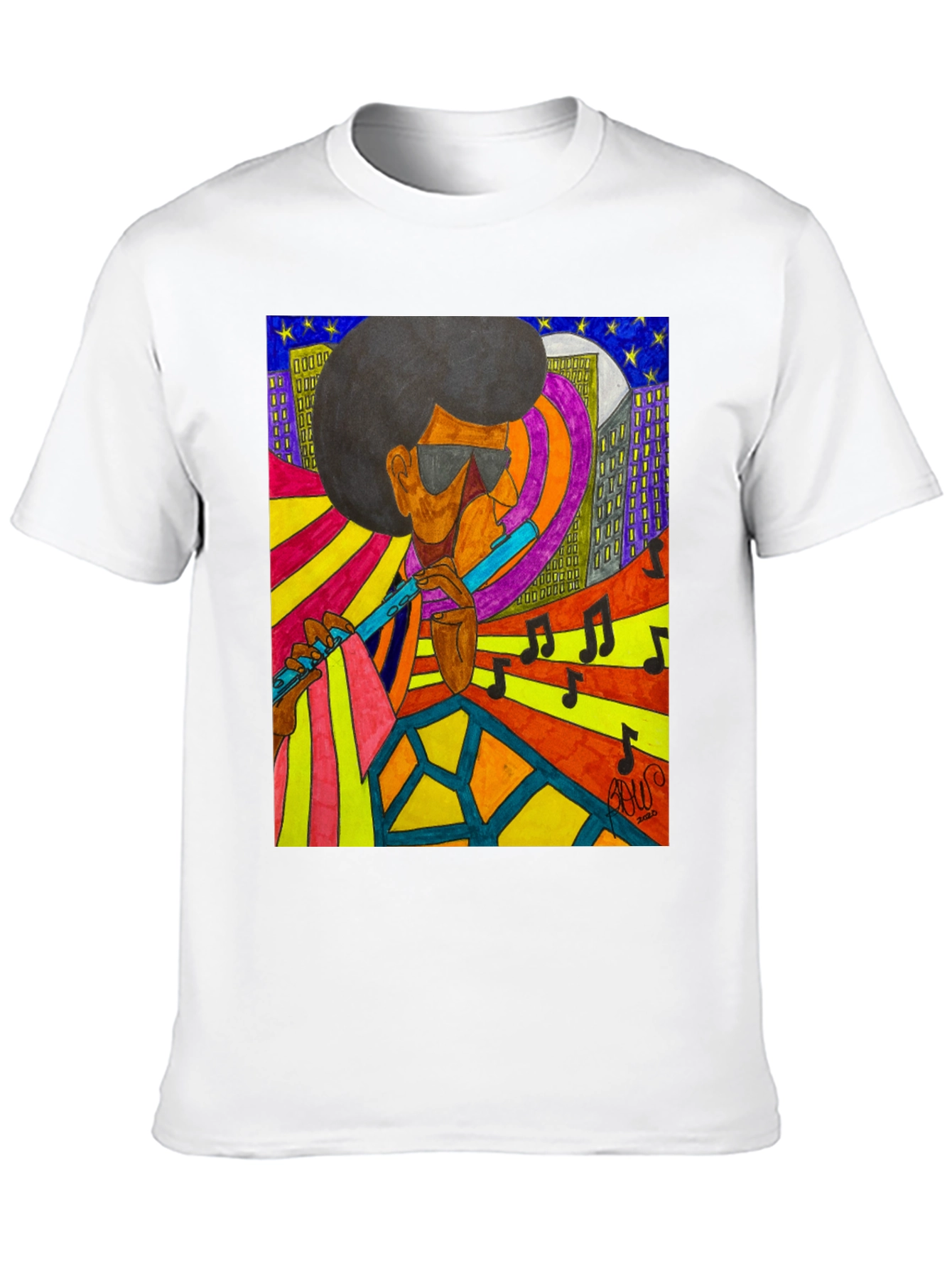 Jazz Musician Graphic T-Shirt