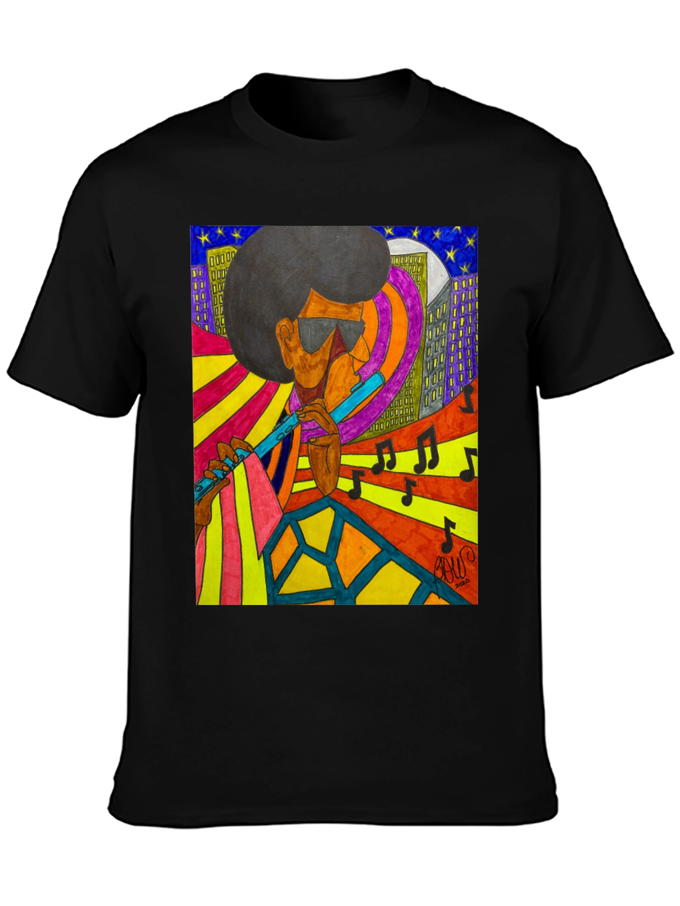 Jazz Musician Graphic T-Shirt