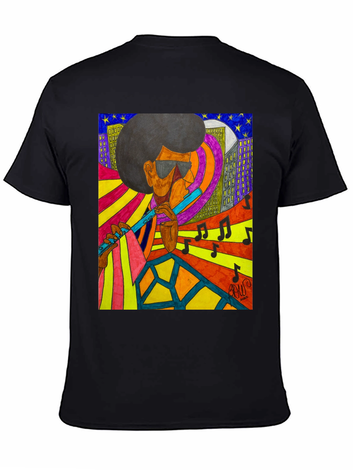 Jazz Musician Graphic T-Shirt