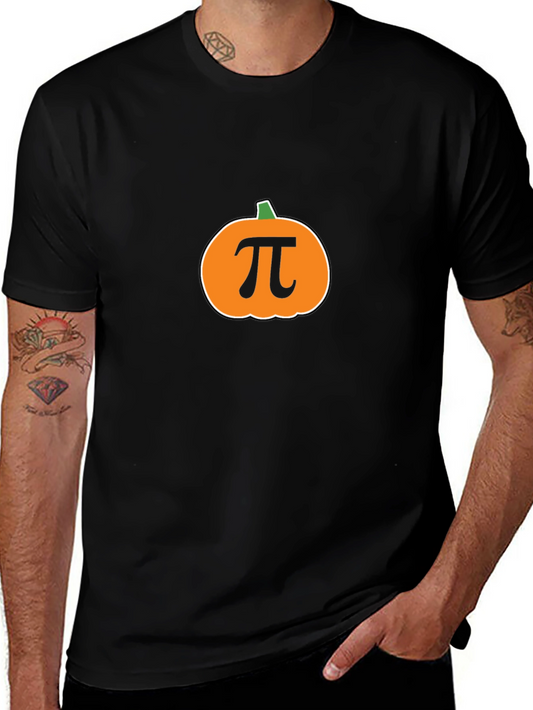 Pumpkin Pi Halloween T-Shirt - Black