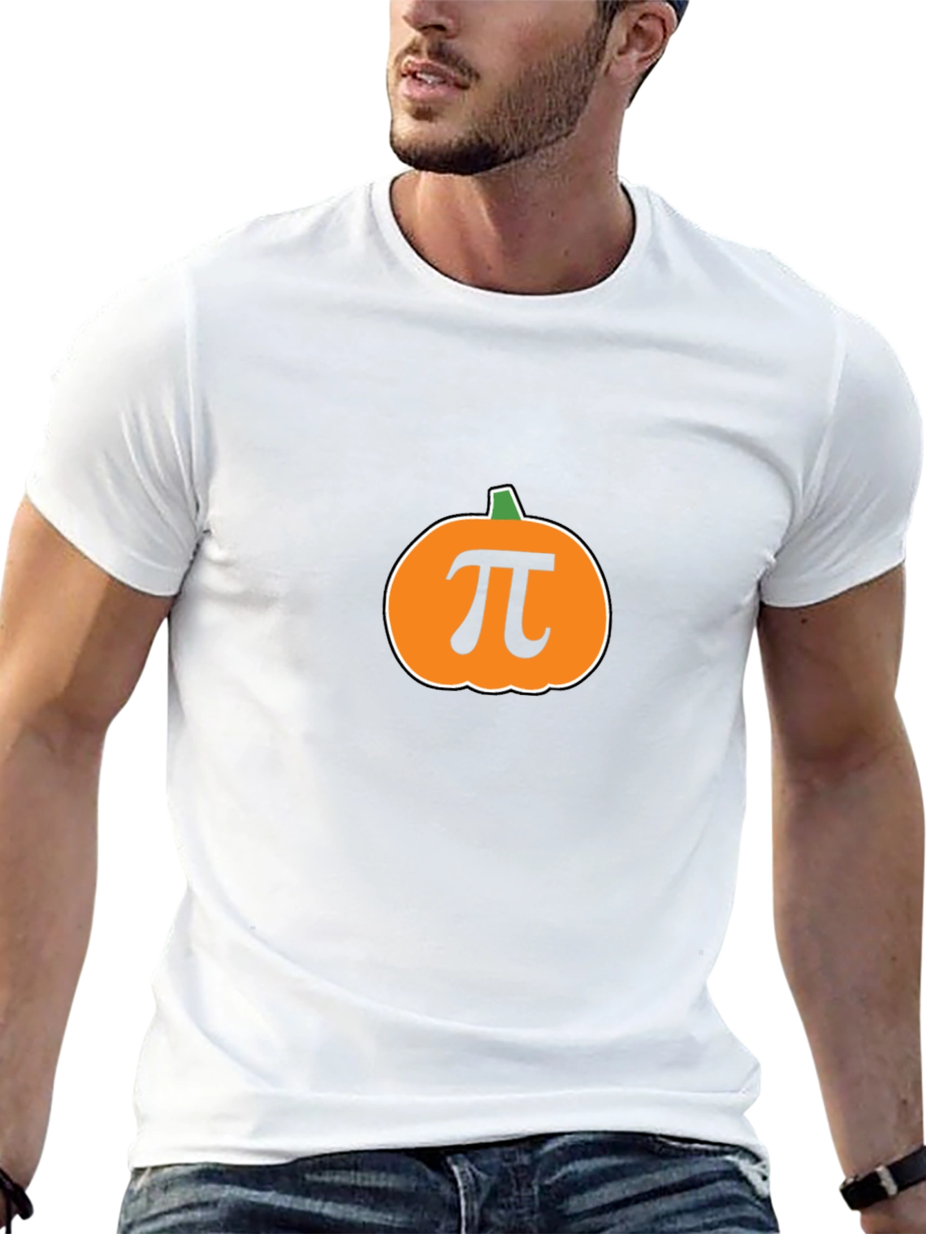 Pumpkin Pi Halloween T-Shirt - Black