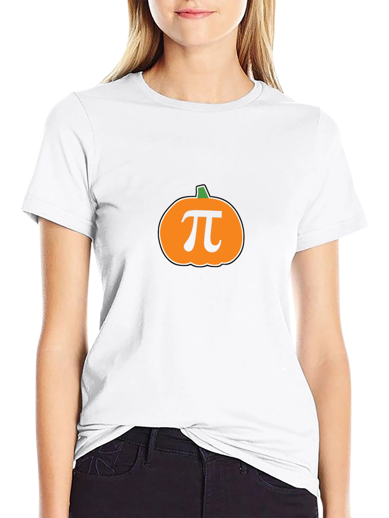 Pumpkin Pi Halloween T-Shirt - Black