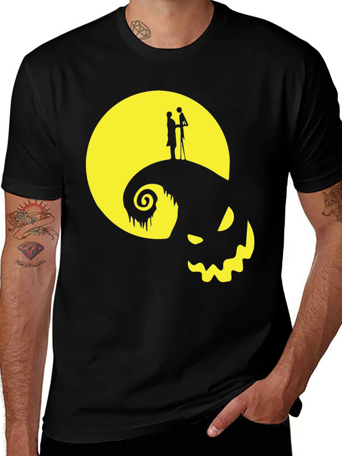 Nightmare Before Christmas Black T-Shirt