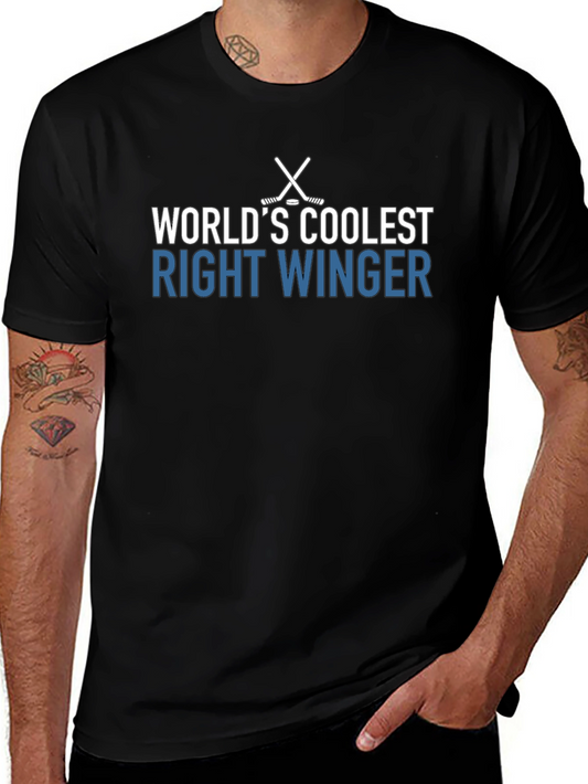 Worlds Coolest Right Winger Hockey T-Shirt