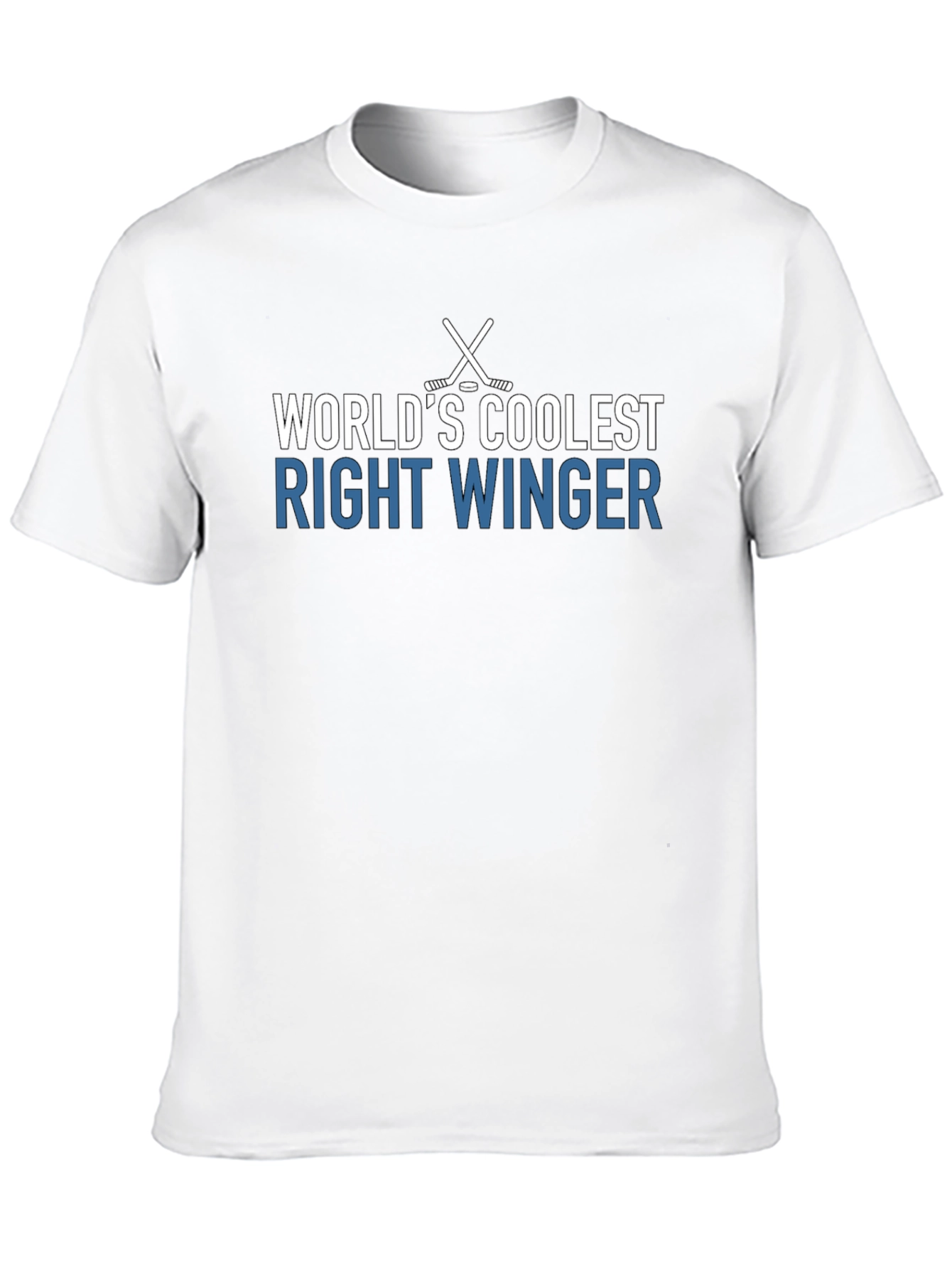 Worlds Coolest Right Winger Hockey T-Shirt