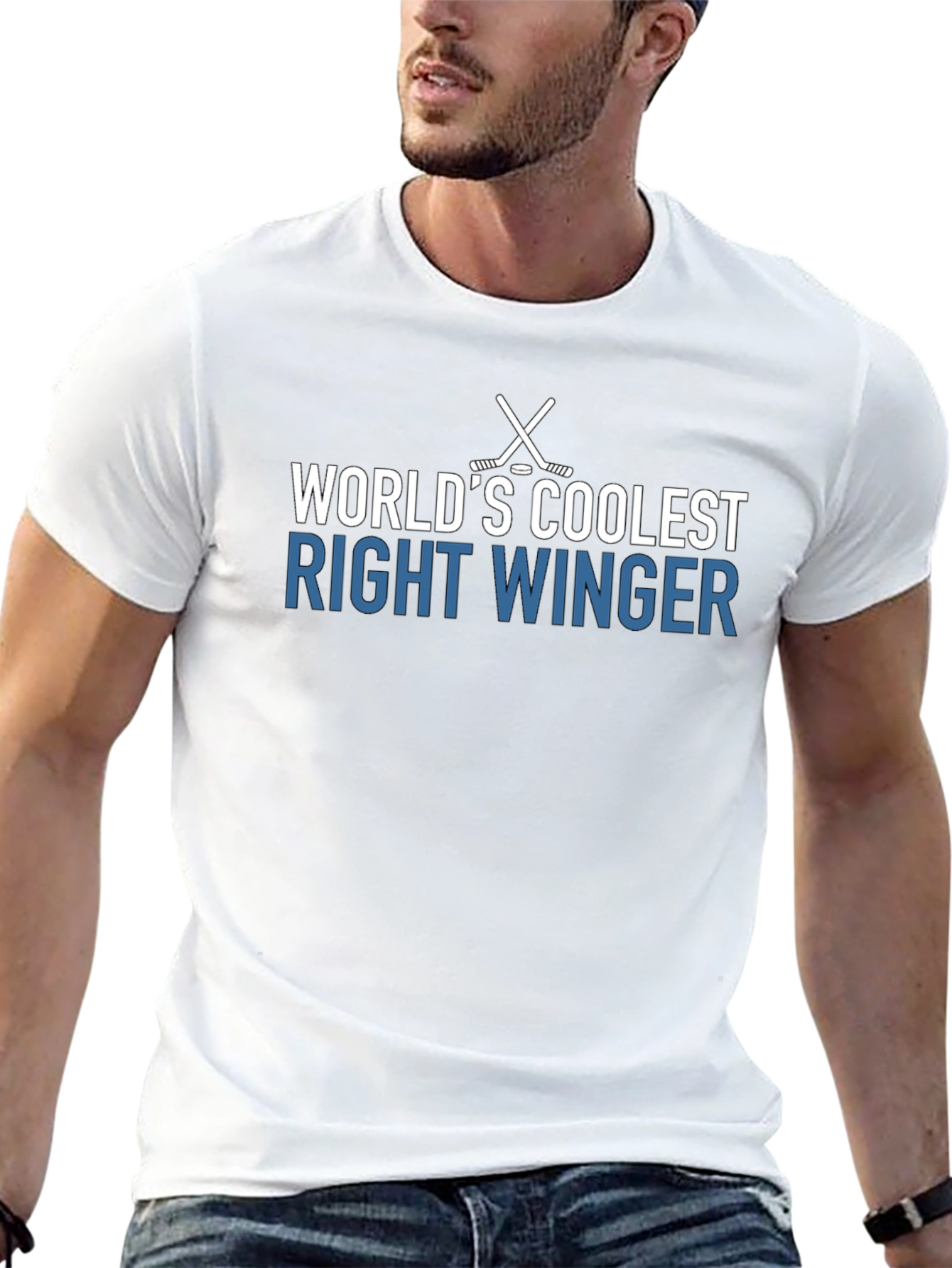 Worlds Coolest Right Winger Hockey T-Shirt