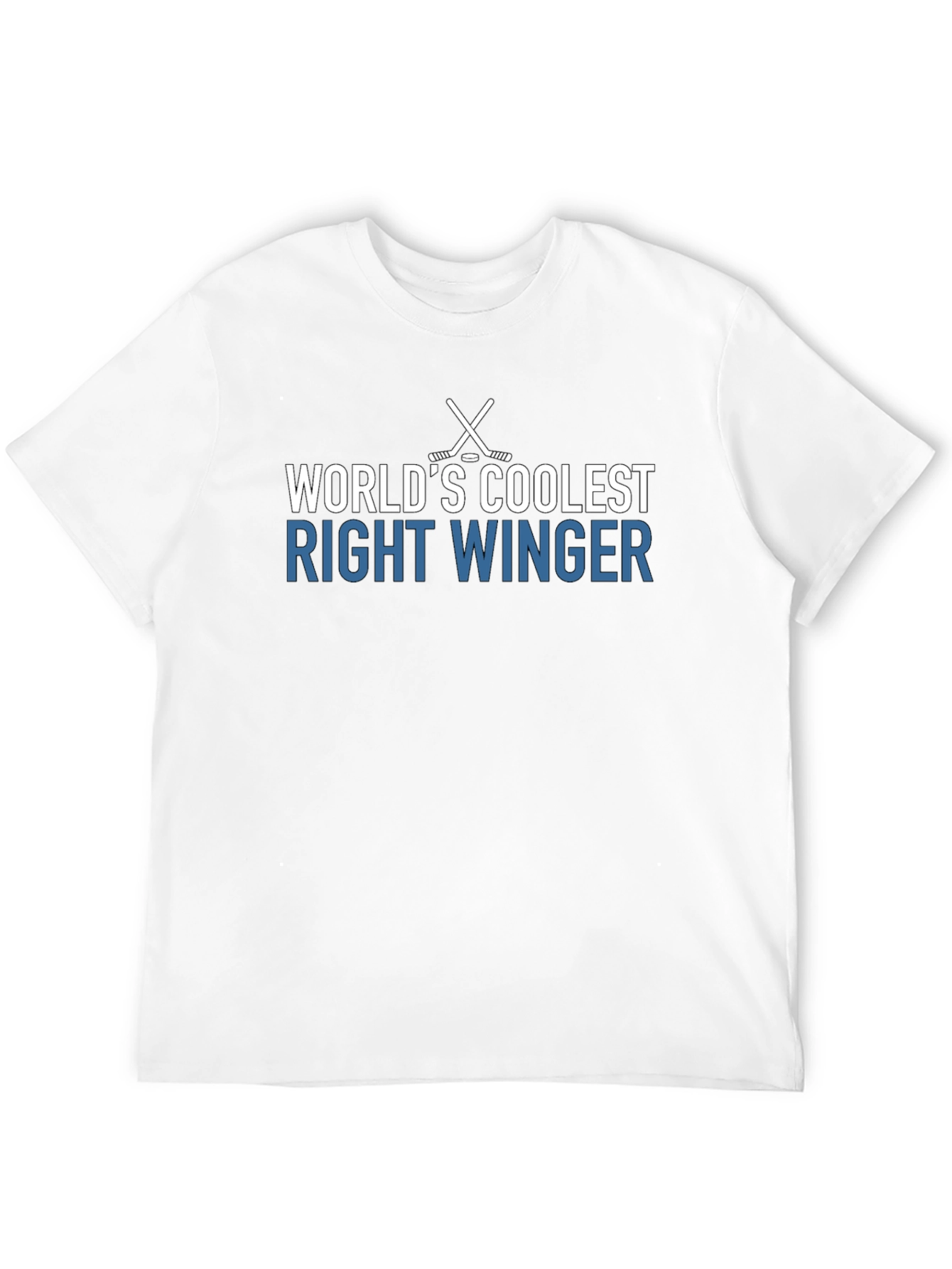 Worlds Coolest Right Winger Hockey T-Shirt