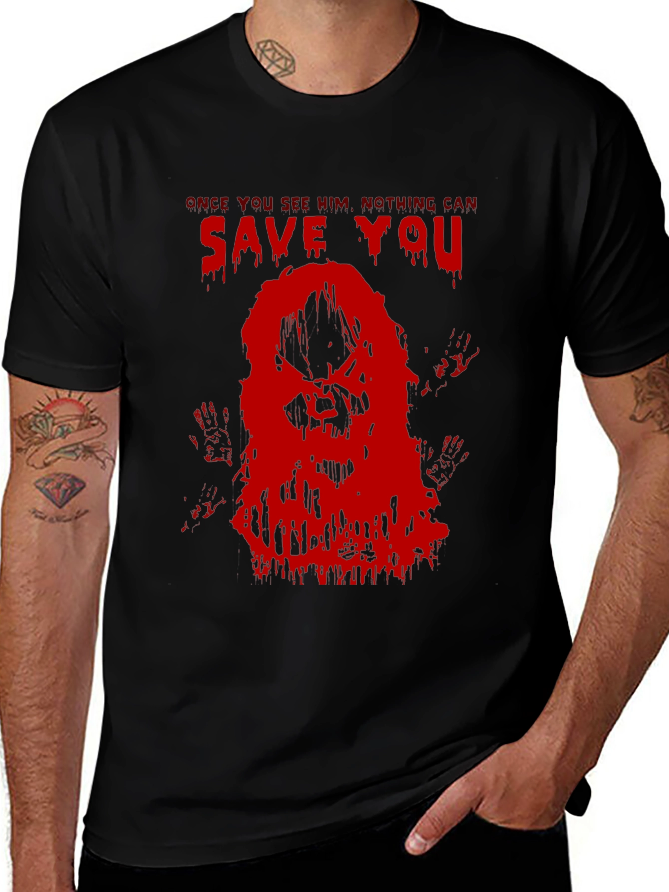 Horror Movie Graphic Tee - Save You