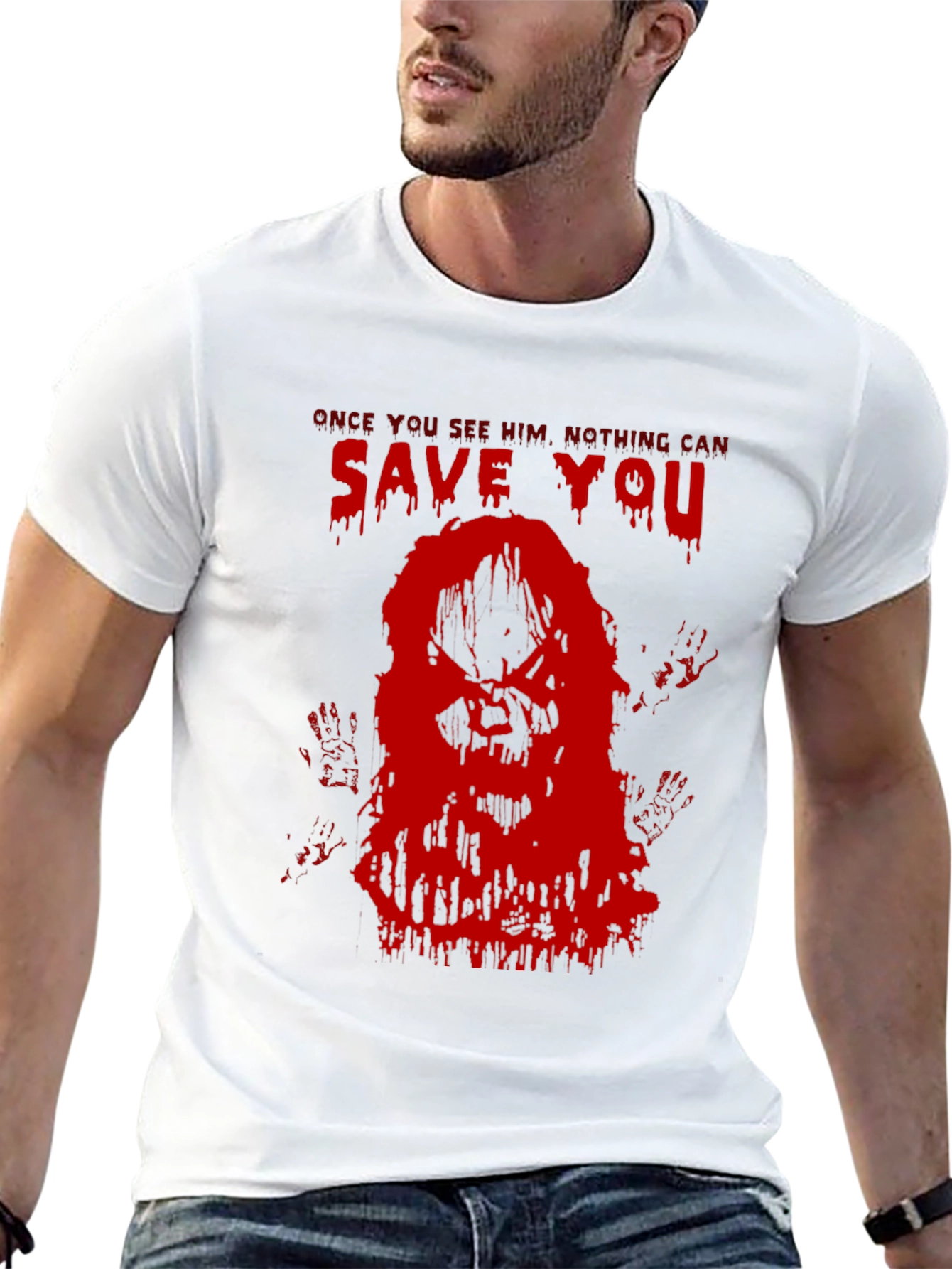 Horror Movie Graphic Tee - Save You