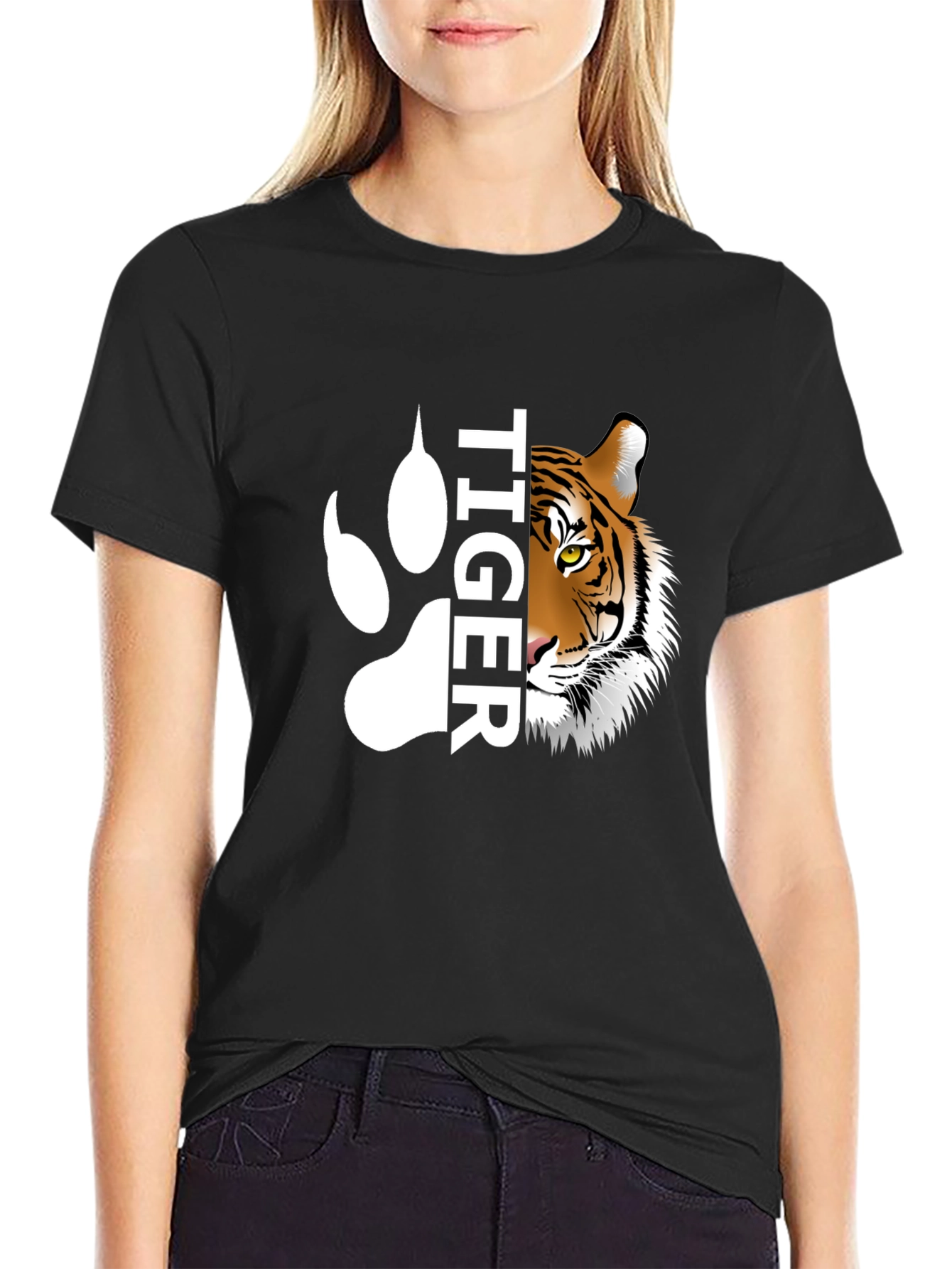 Tiger Paw Graphic T-Shirt