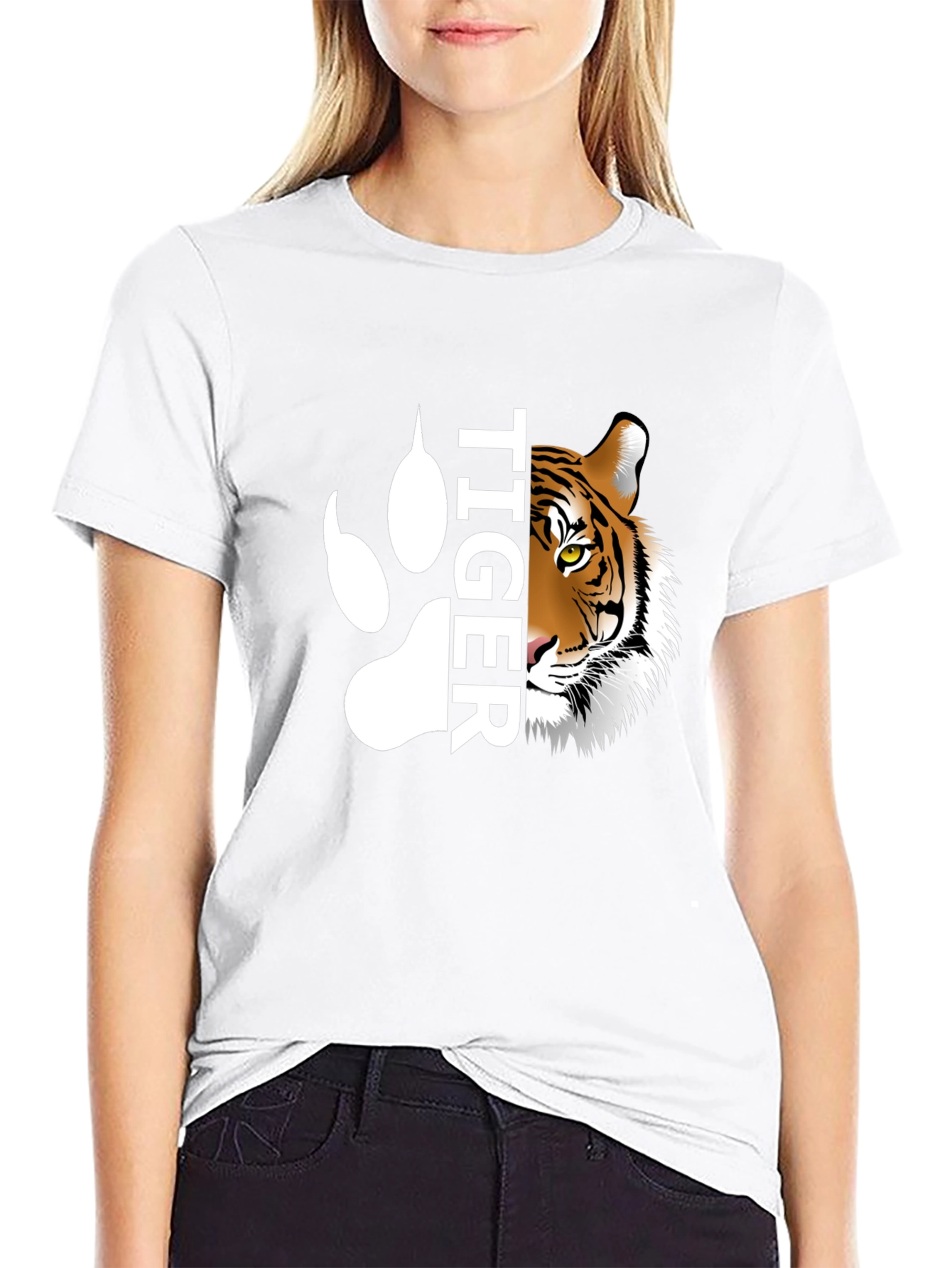 Tiger Paw Graphic T-Shirt