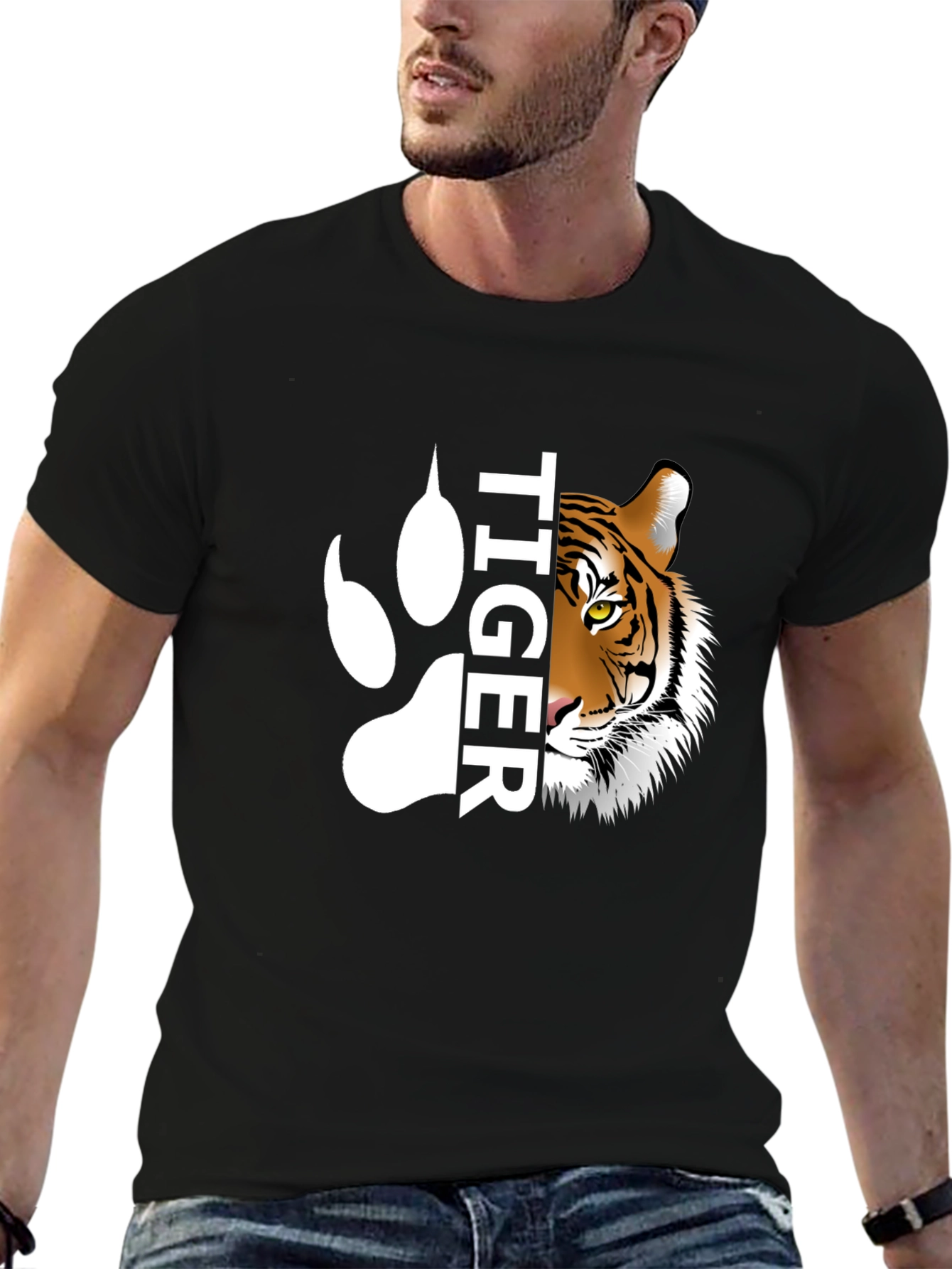 Tiger Paw Graphic T-Shirt