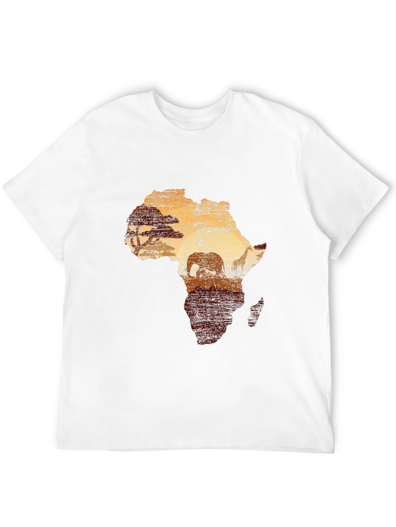 Africa Silhouette Graphic T-Shirt