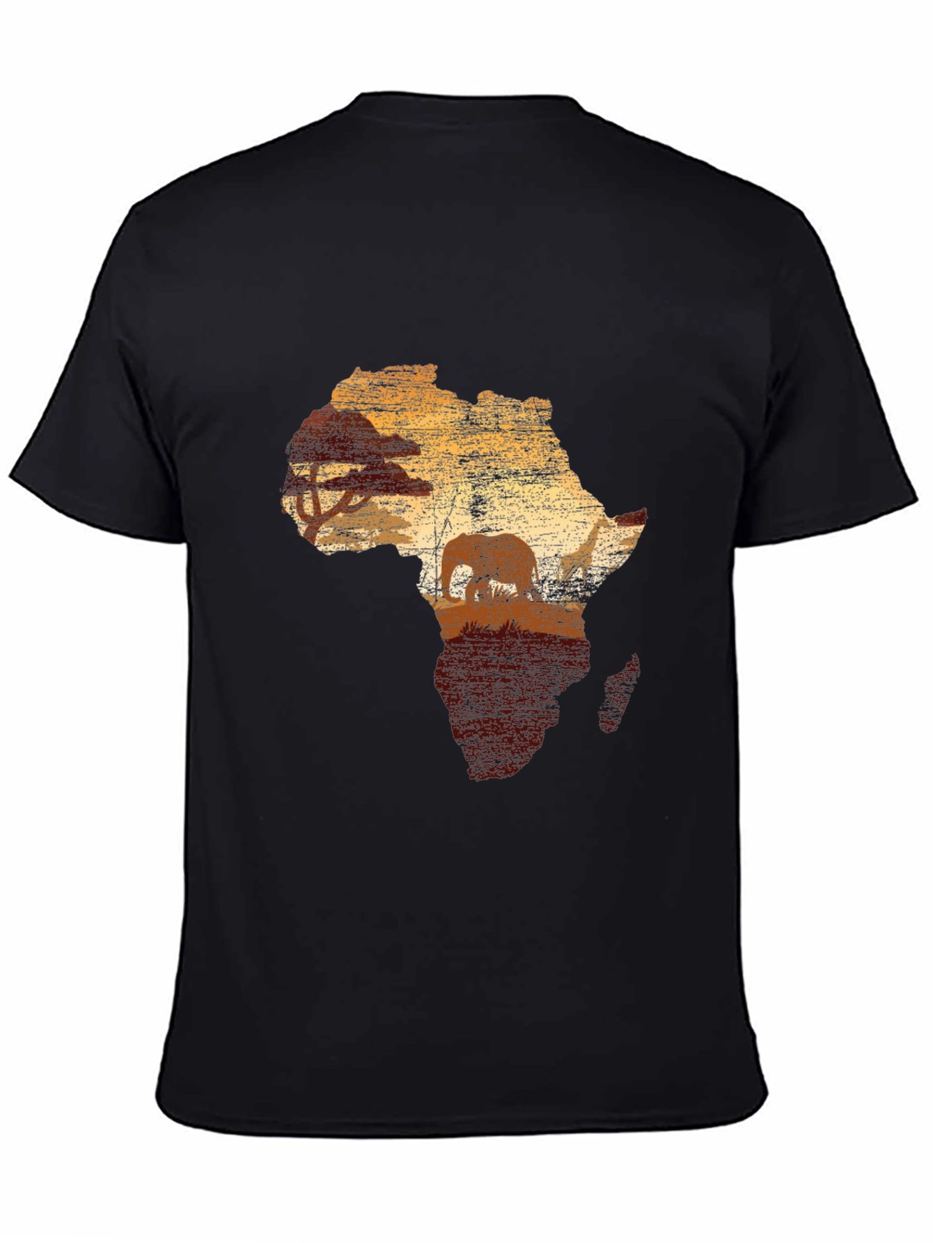 Africa Silhouette Graphic T-Shirt