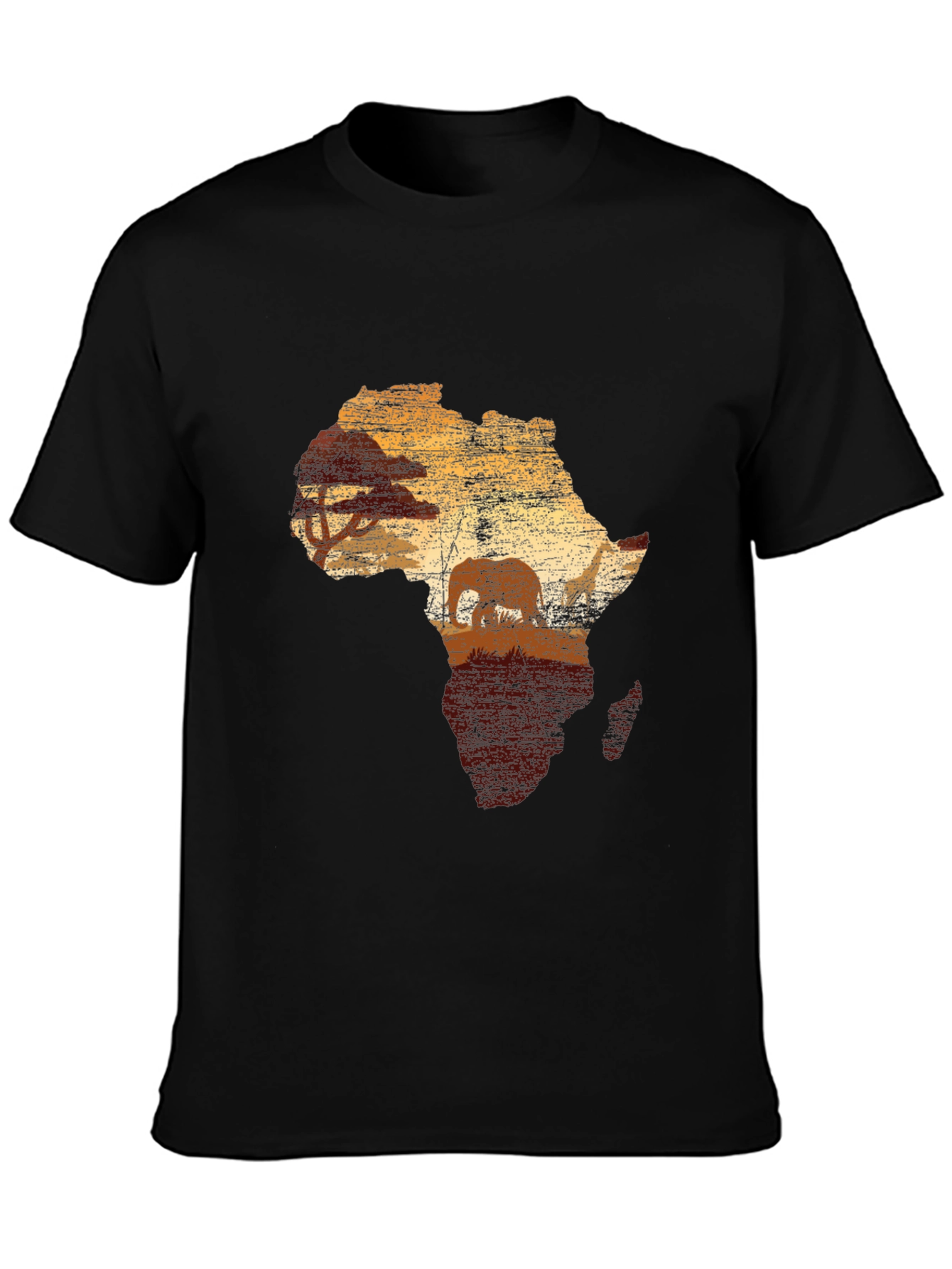 Africa Silhouette Graphic T-Shirt