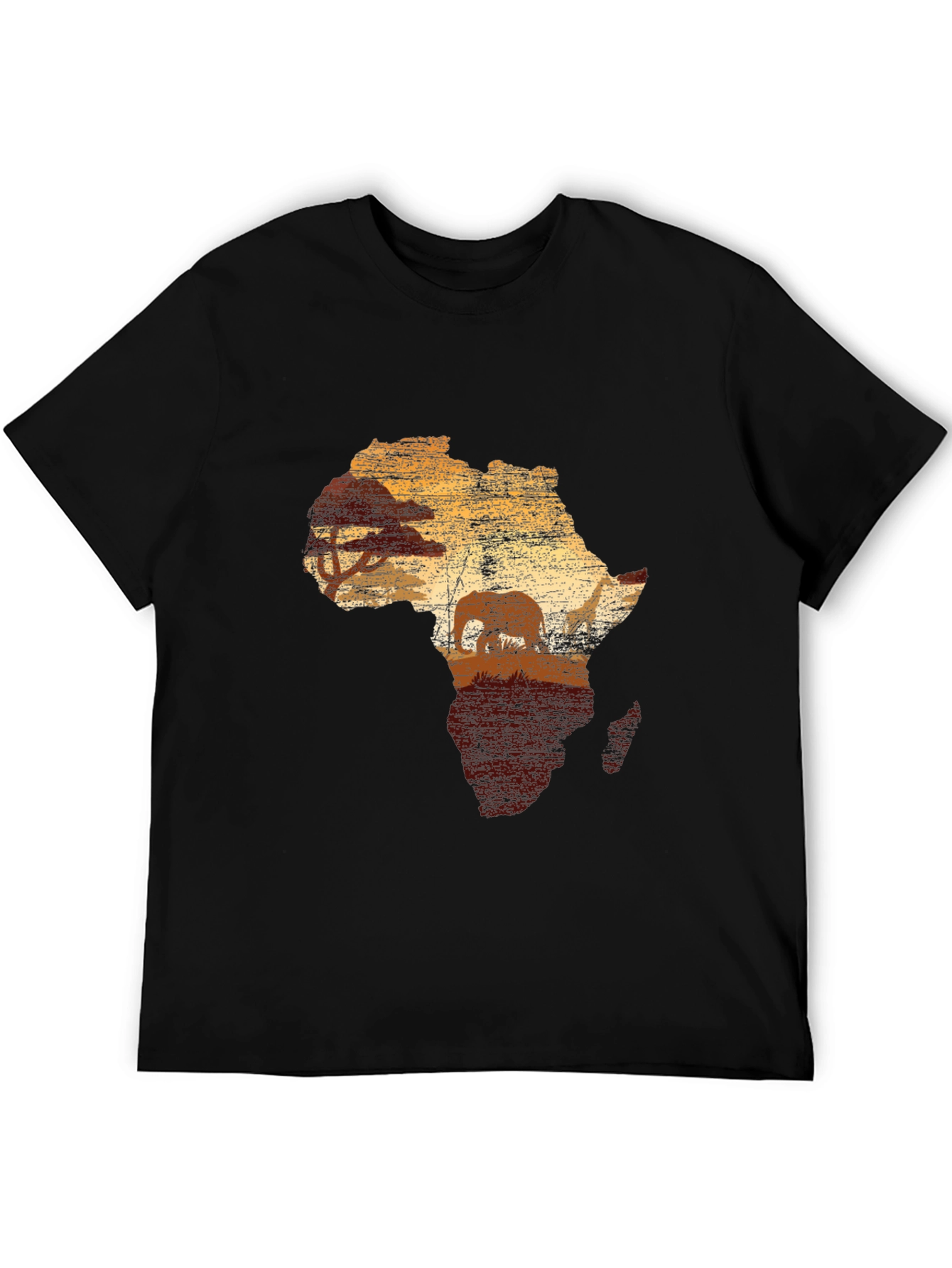 Africa Silhouette Graphic T-Shirt
