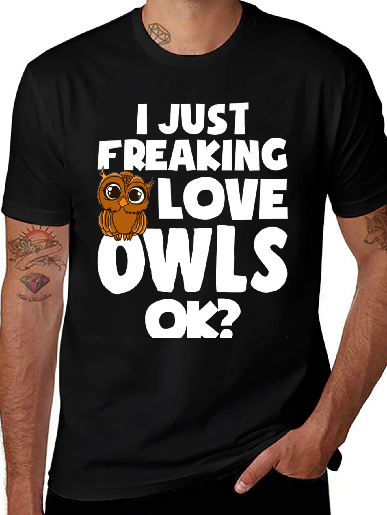 I Love Owls Graphic T-Shirt