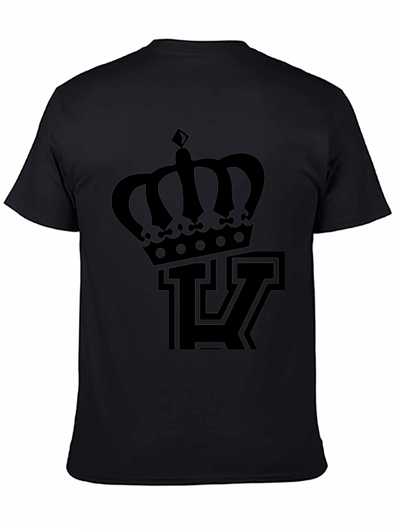 Crown & Letter T-Shirt - Mens Graphic Tee