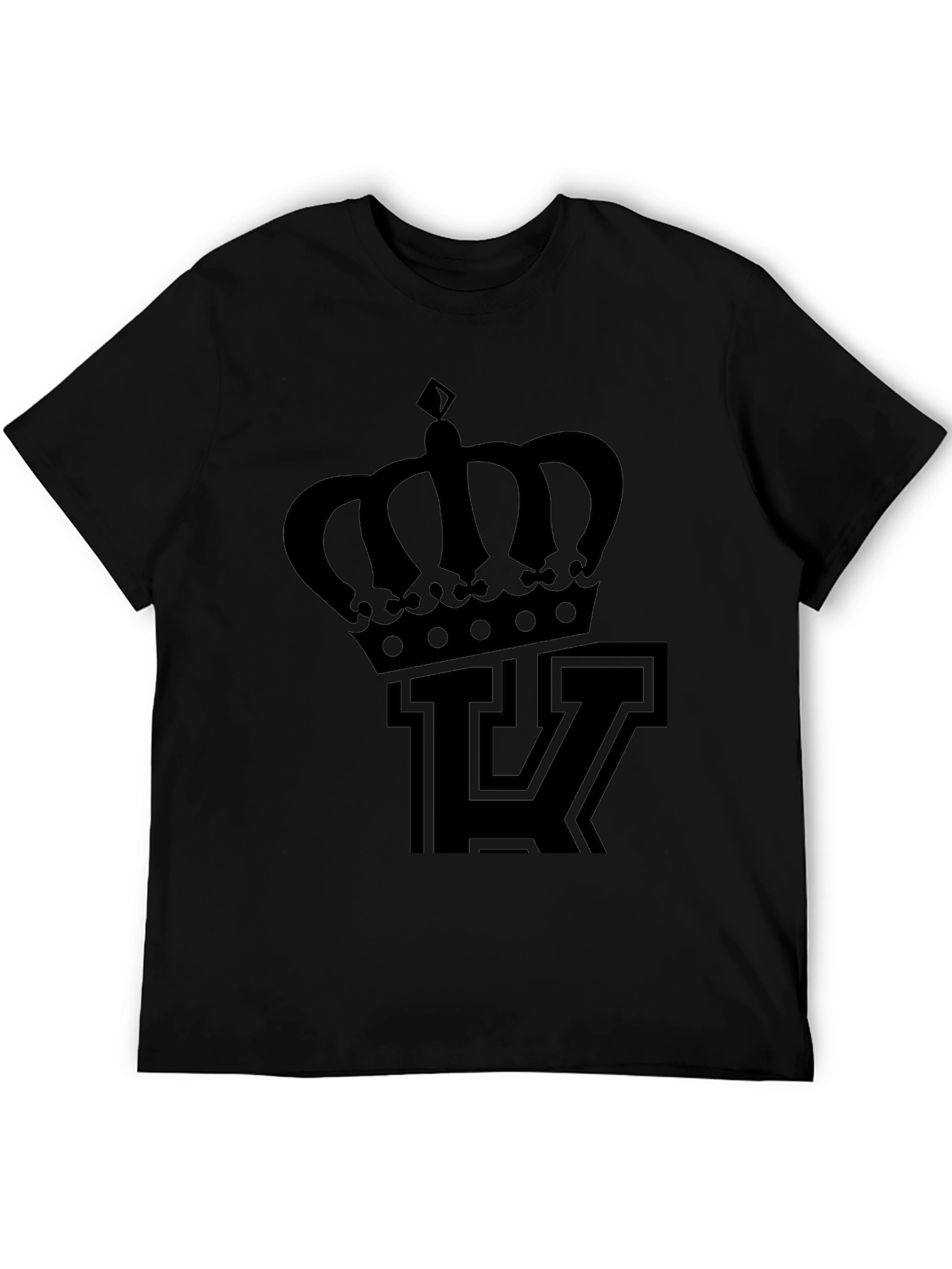 Crown & Letter T-Shirt - Mens Graphic Tee