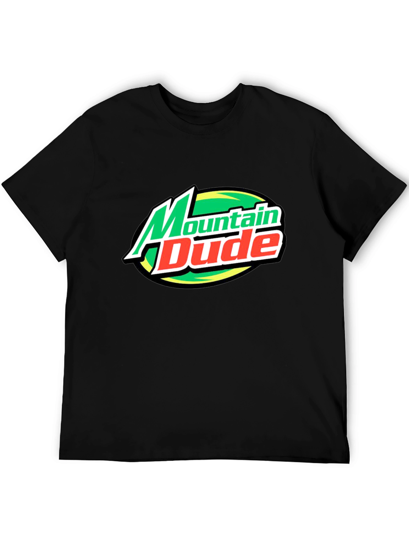 Mountain Dude Black T-Shirt