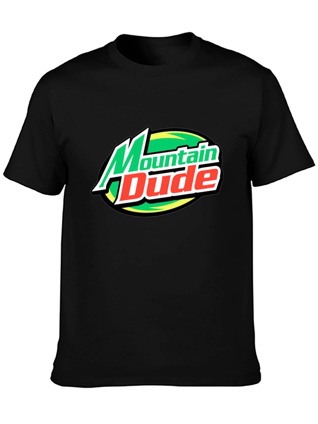 Mountain Dude Black T-Shirt