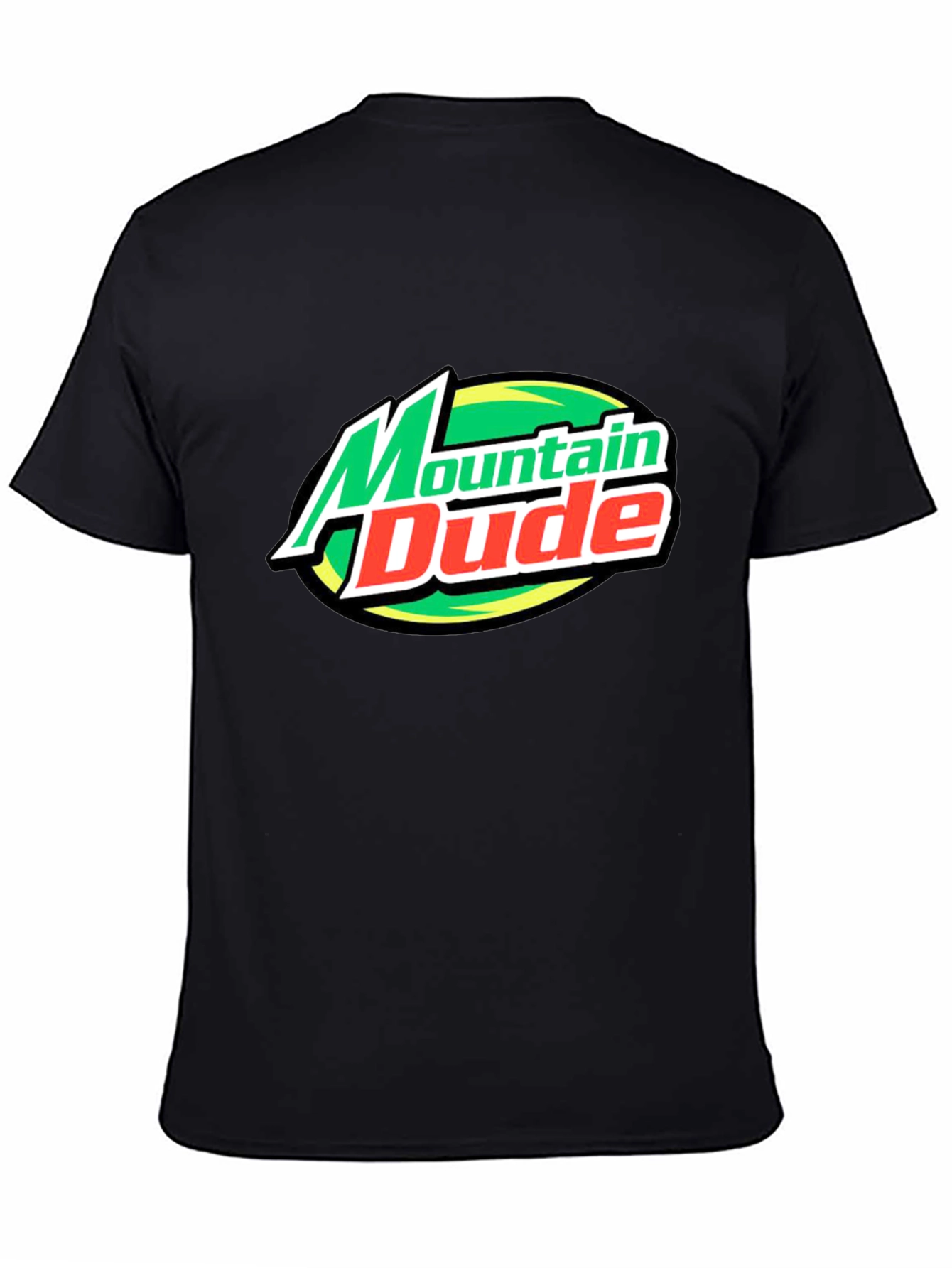 Mountain Dude Black T-Shirt