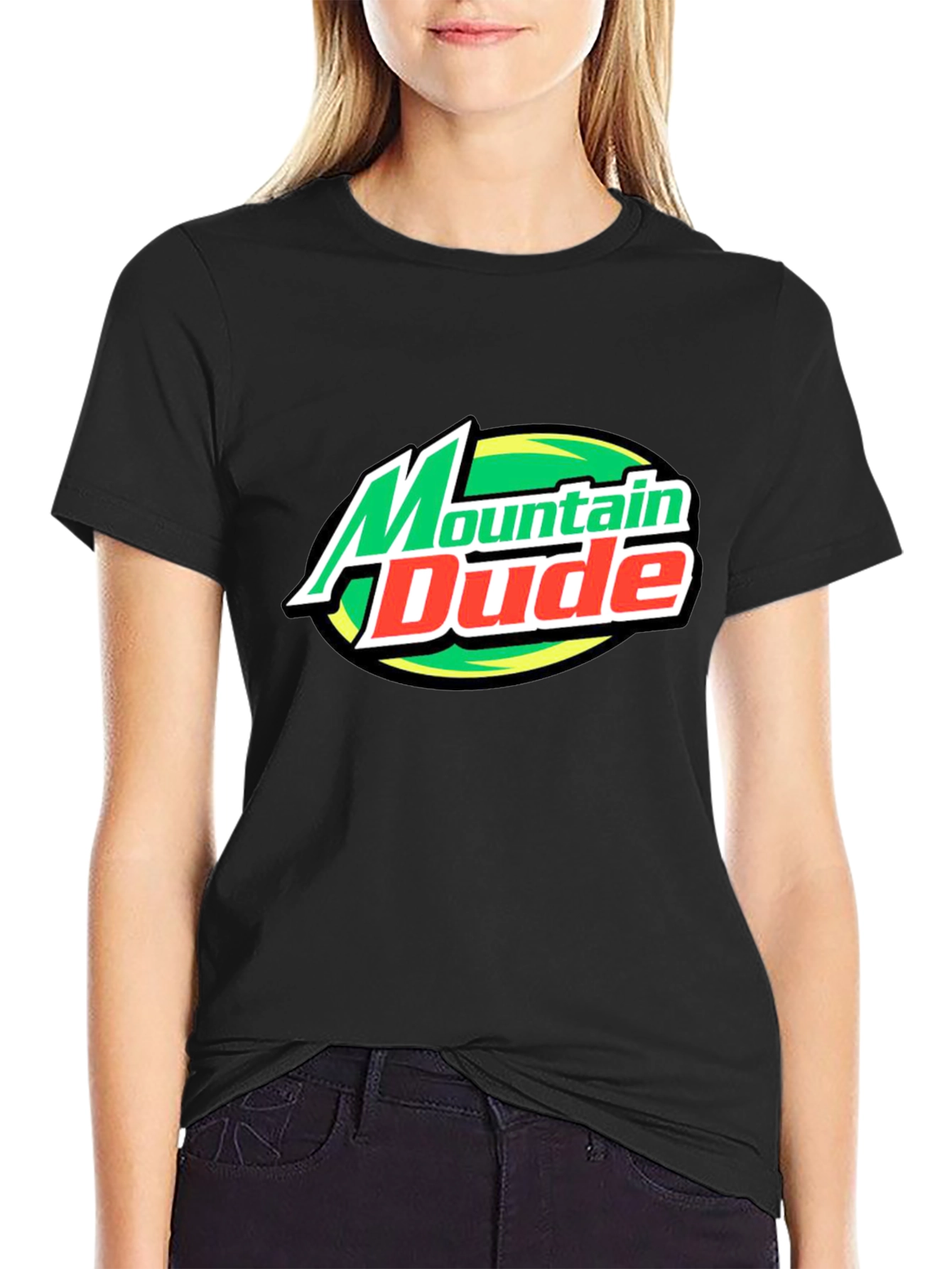 Mountain Dude Black T-Shirt