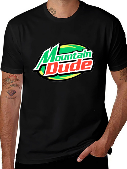 Mountain Dude Black T-Shirt