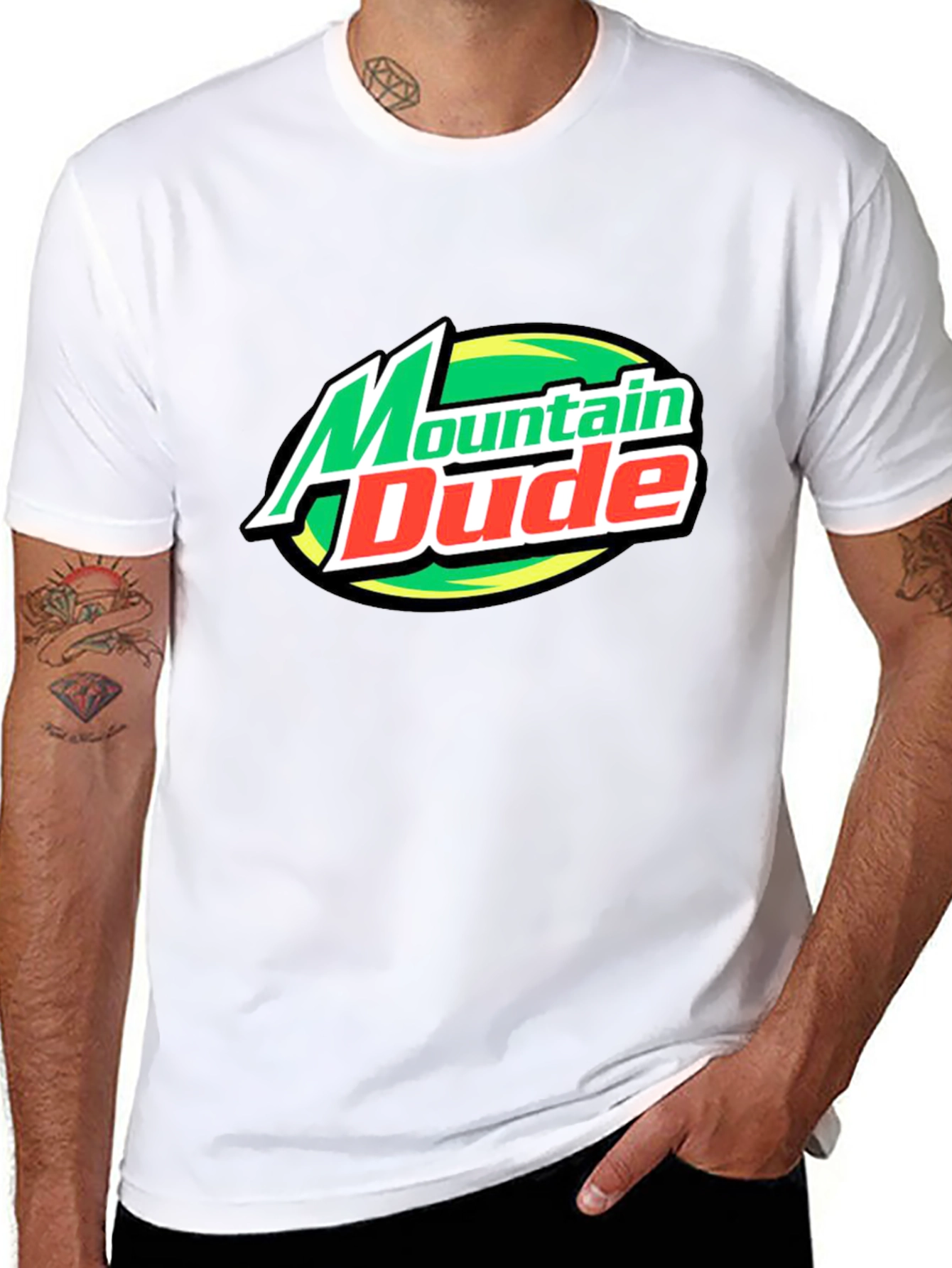Mountain Dude Black T-Shirt