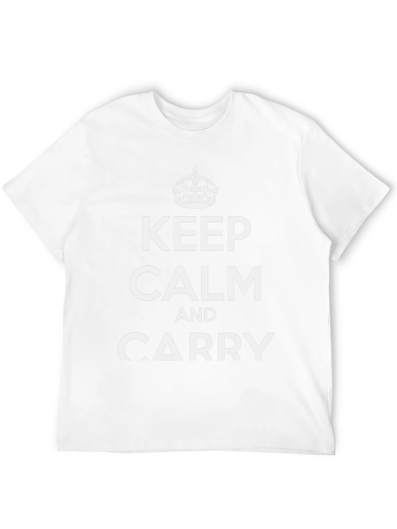 Keep Calm and Carry On Graphic T-Shirt